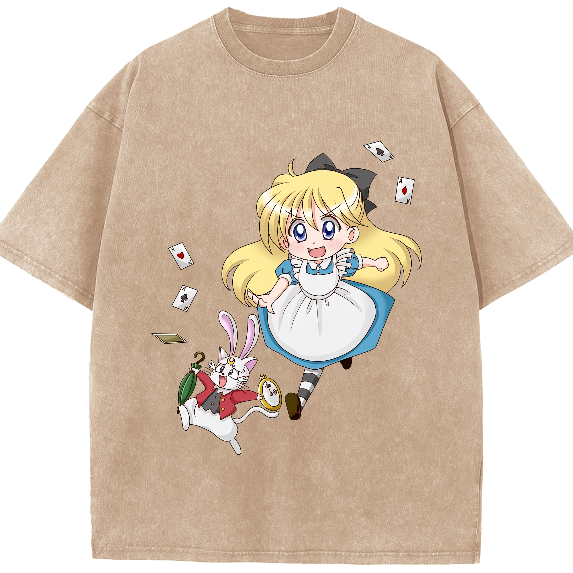 （画像用） 美少女戦士セーラームーン 愛野 美奈子 あいの みなこ Sailor Moon Aino Minako 綿100% ヴィンテージ風 半袖Tシャツ（フロントプリント）