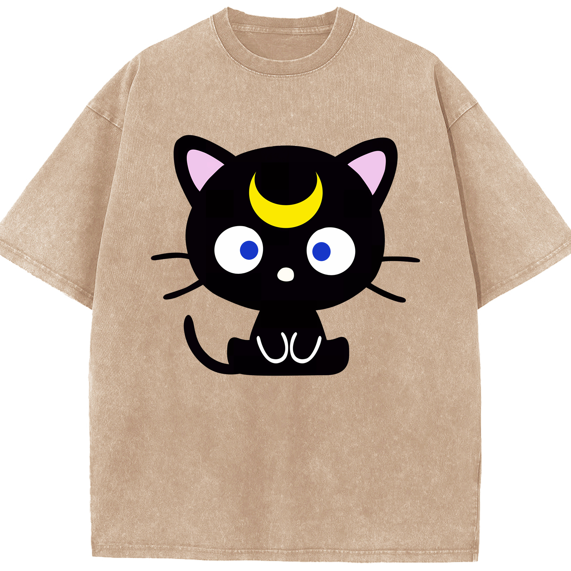 （画像用） 美少女戦士セーラームーン Sailor Moon 綿100% ヴィンテージ風 半袖Tシャツ（フロントプリント）