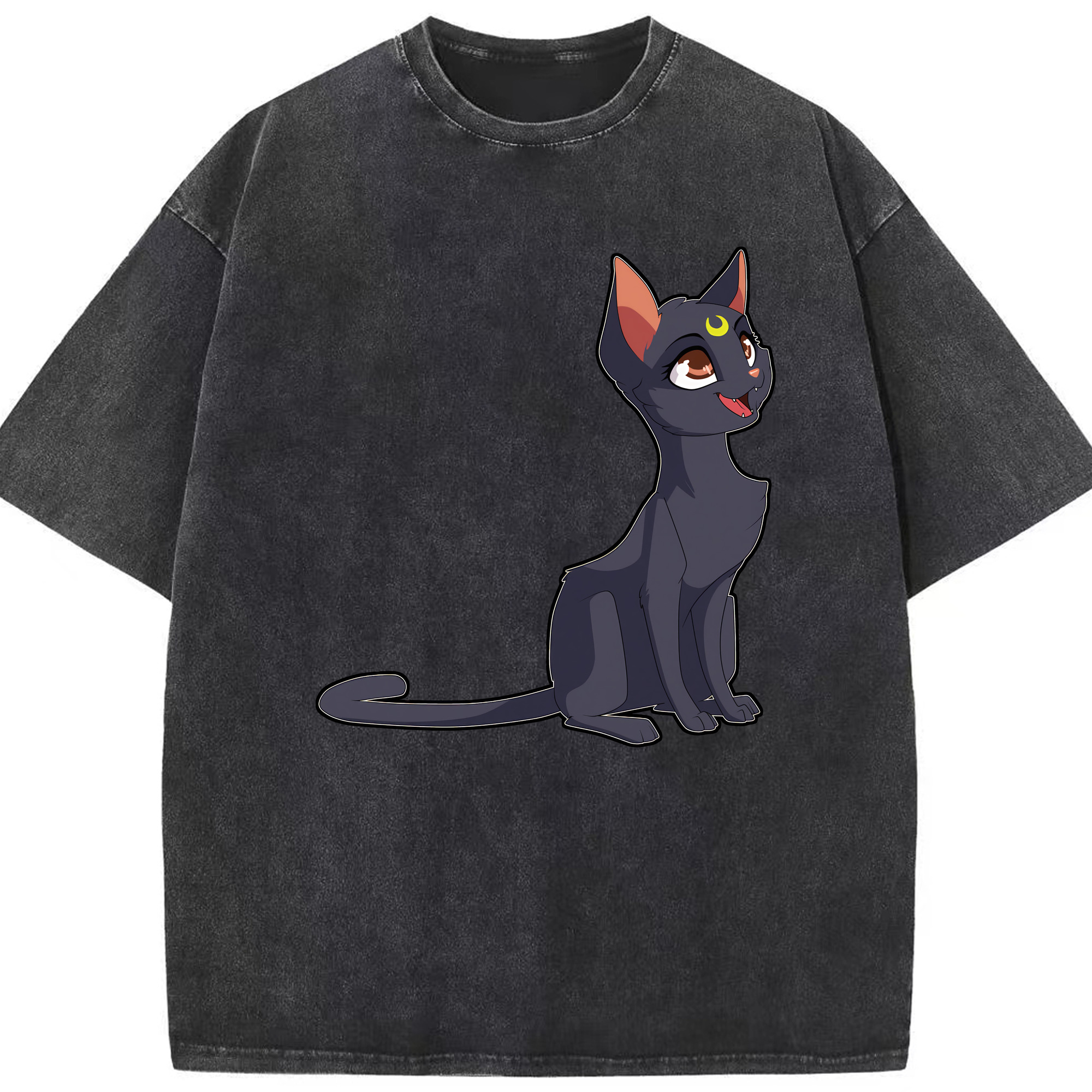 （画像用） 美少女戦士セーラームーン Sailor Moon 綿100% ヴィンテージ風 半袖Tシャツ（フロントプリント）