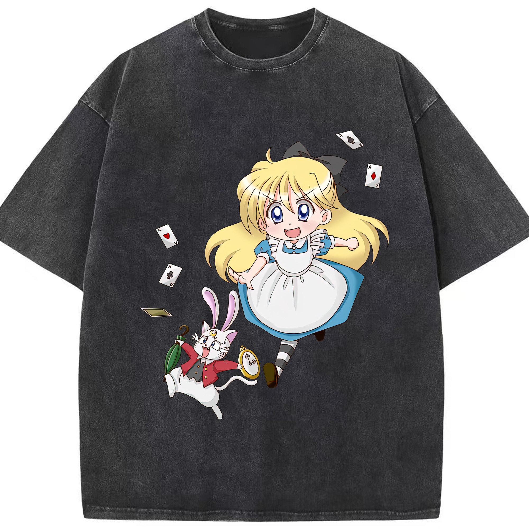 （画像用） 美少女戦士セーラームーン 愛野 美奈子 あいの みなこ Sailor Moon Aino Minako 綿100% ヴィンテージ風 半袖Tシャツ（フロントプリント）