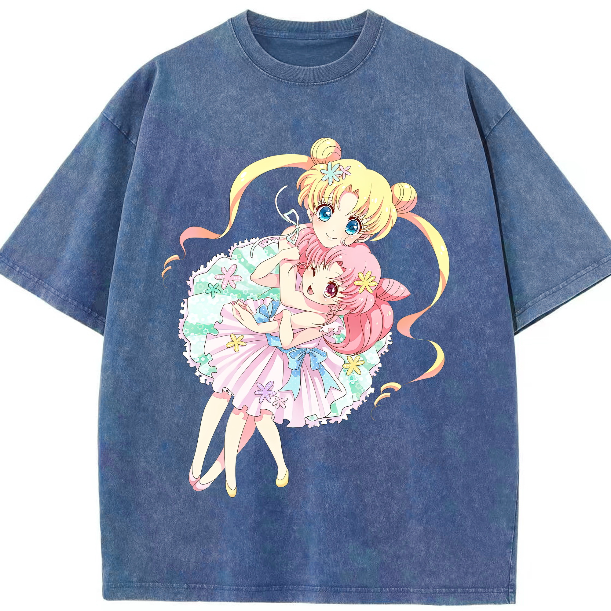 （画像用） 美少女戦士セーラームーン 愛野 美奈子 あいの みなこ Sailor Moon Aino Minako 綿100% ヴィンテージ風 半袖Tシャツ（フロントプリント）