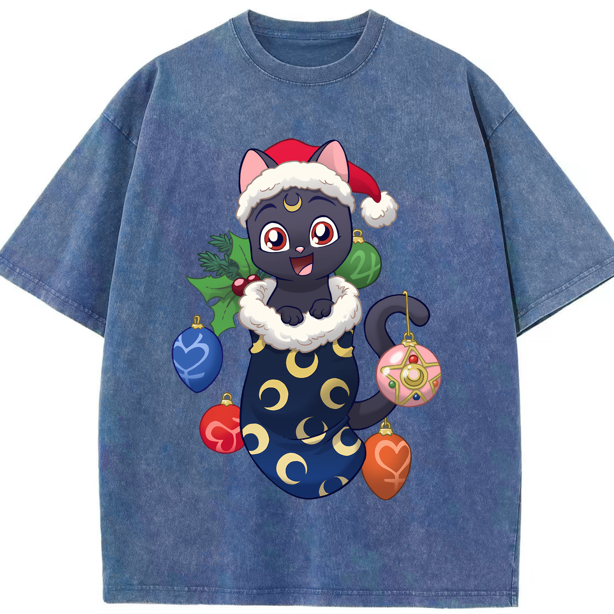 （画像用） 美少女戦士セーラームーン Sailor Moon 綿100% ヴィンテージ風 半袖Tシャツ（フロントプリント）
