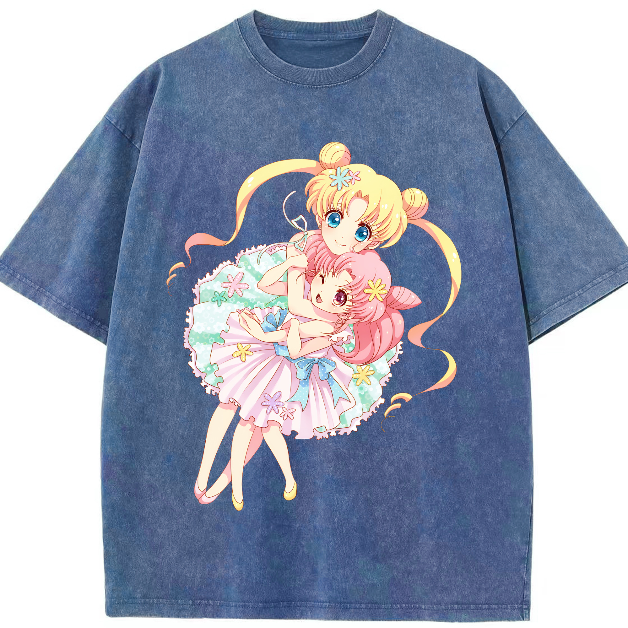 （画像用） 美少女戦士セーラームーン 愛野 美奈子 あいの みなこ Sailor Moon Aino Minako 綿100% ヴィンテージ風 半袖Tシャツ（フロントプリント）