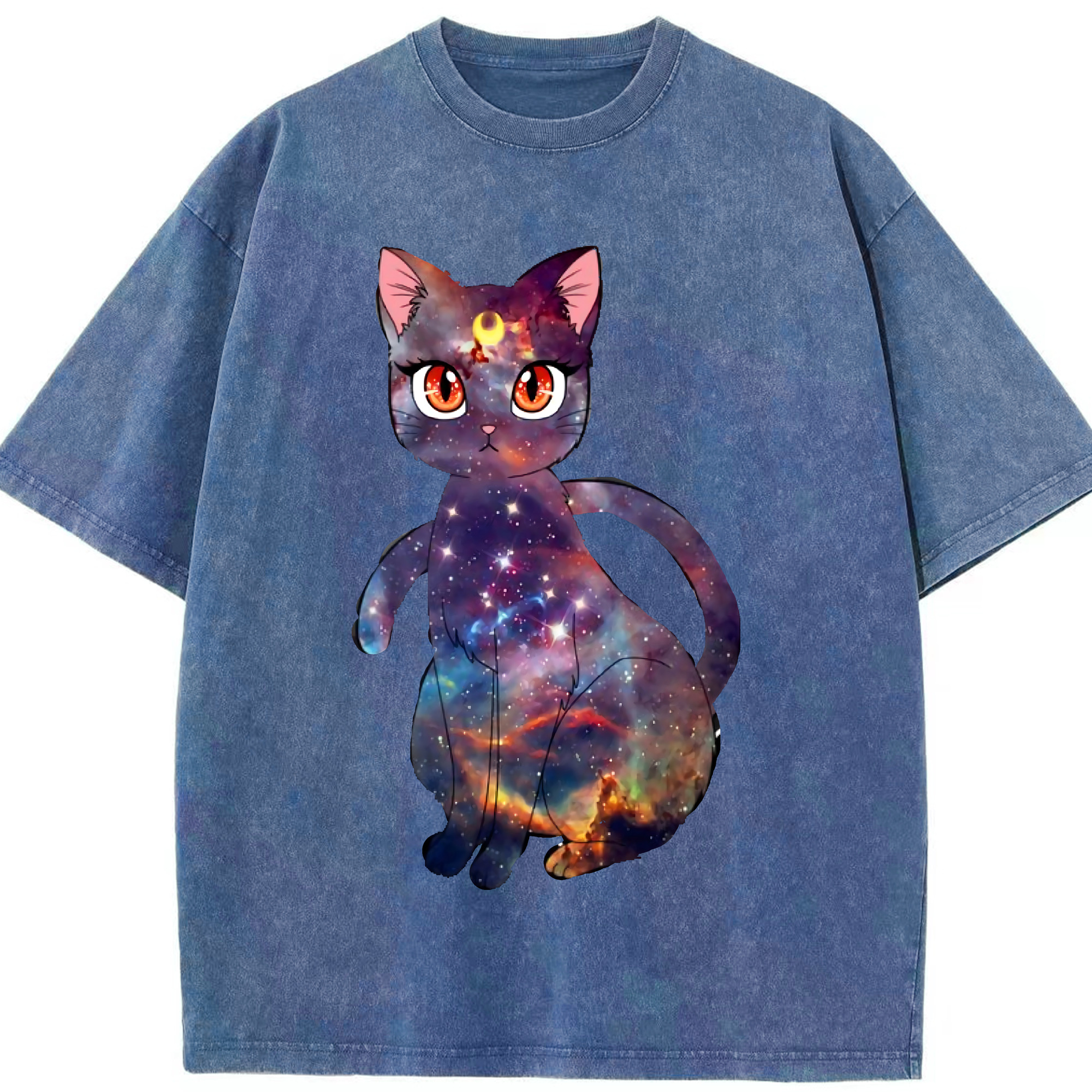 （画像用） 美少女戦士セーラームーン Sailor Moon 綿100% ヴィンテージ風 半袖Tシャツ（フロントプリント）