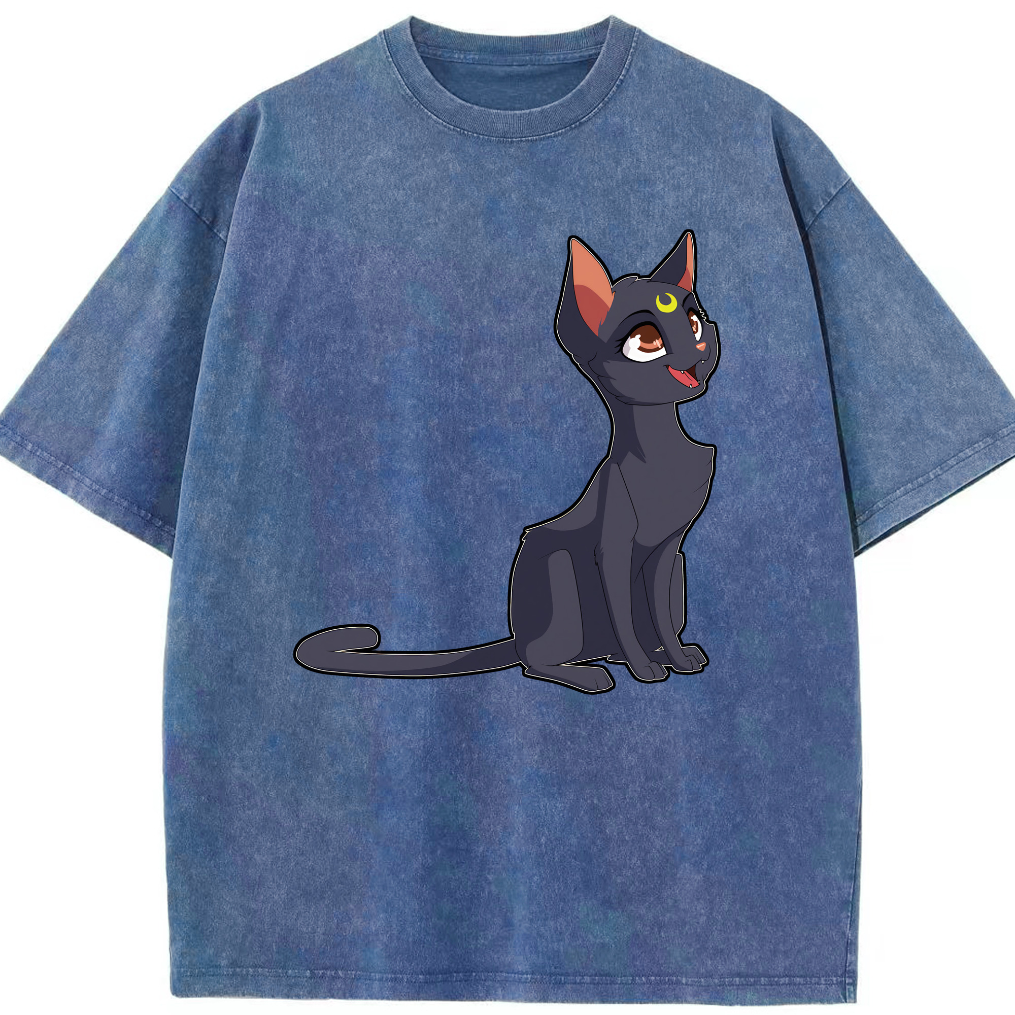 （画像用） 美少女戦士セーラームーン Sailor Moon 綿100% ヴィンテージ風 半袖Tシャツ（フロントプリント）