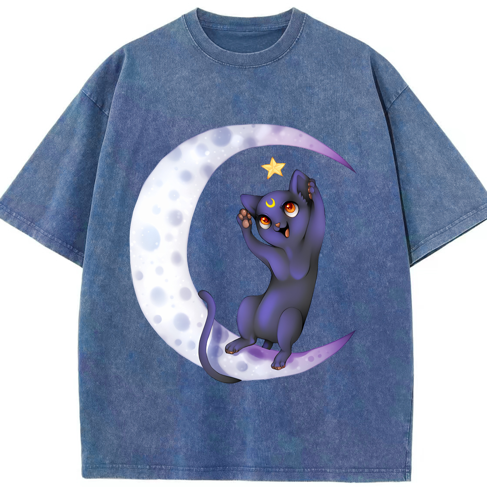 （画像用） 美少女戦士セーラームーン Sailor Moon 綿100% ヴィンテージ風 半袖Tシャツ（フロントプリント）