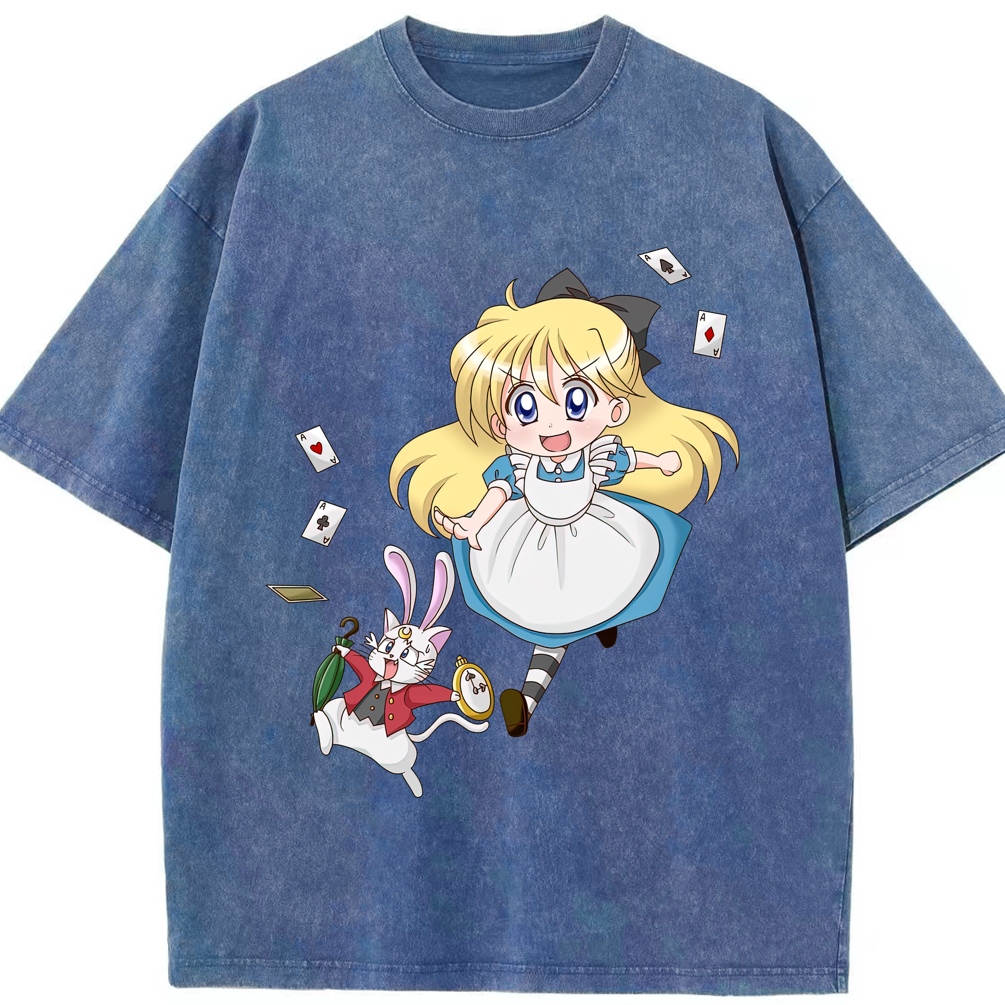 （画像用） 美少女戦士セーラームーン 愛野 美奈子 あいの みなこ Sailor Moon Aino Minako 綿100% ヴィンテージ風 半袖Tシャツ（フロントプリント）