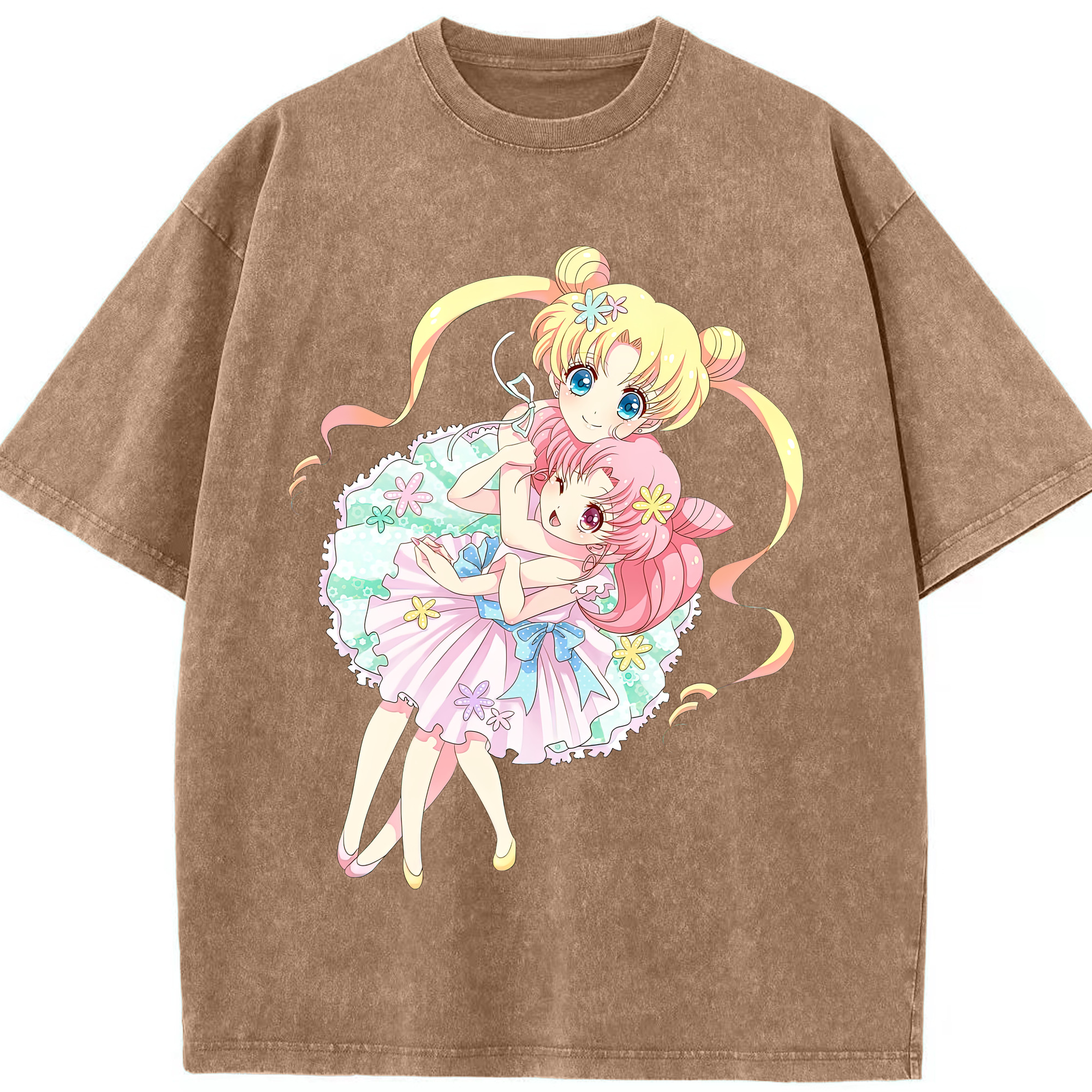 （画像用） 美少女戦士セーラームーン 愛野 美奈子 あいの みなこ Sailor Moon Aino Minako 綿100% ヴィンテージ風 半袖Tシャツ（フロントプリント）