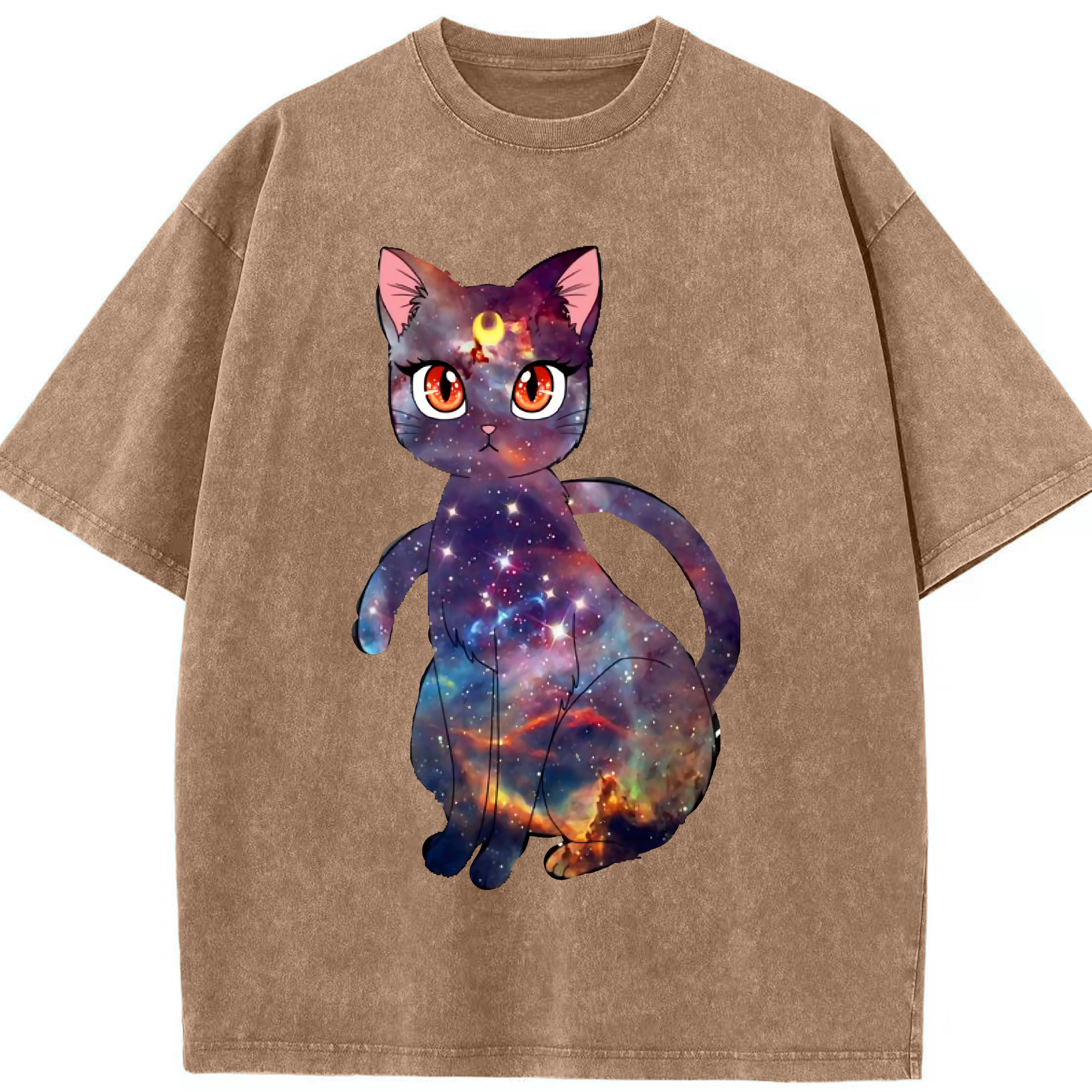 （画像用） 美少女戦士セーラームーン Sailor Moon 綿100% ヴィンテージ風 半袖Tシャツ（フロントプリント）