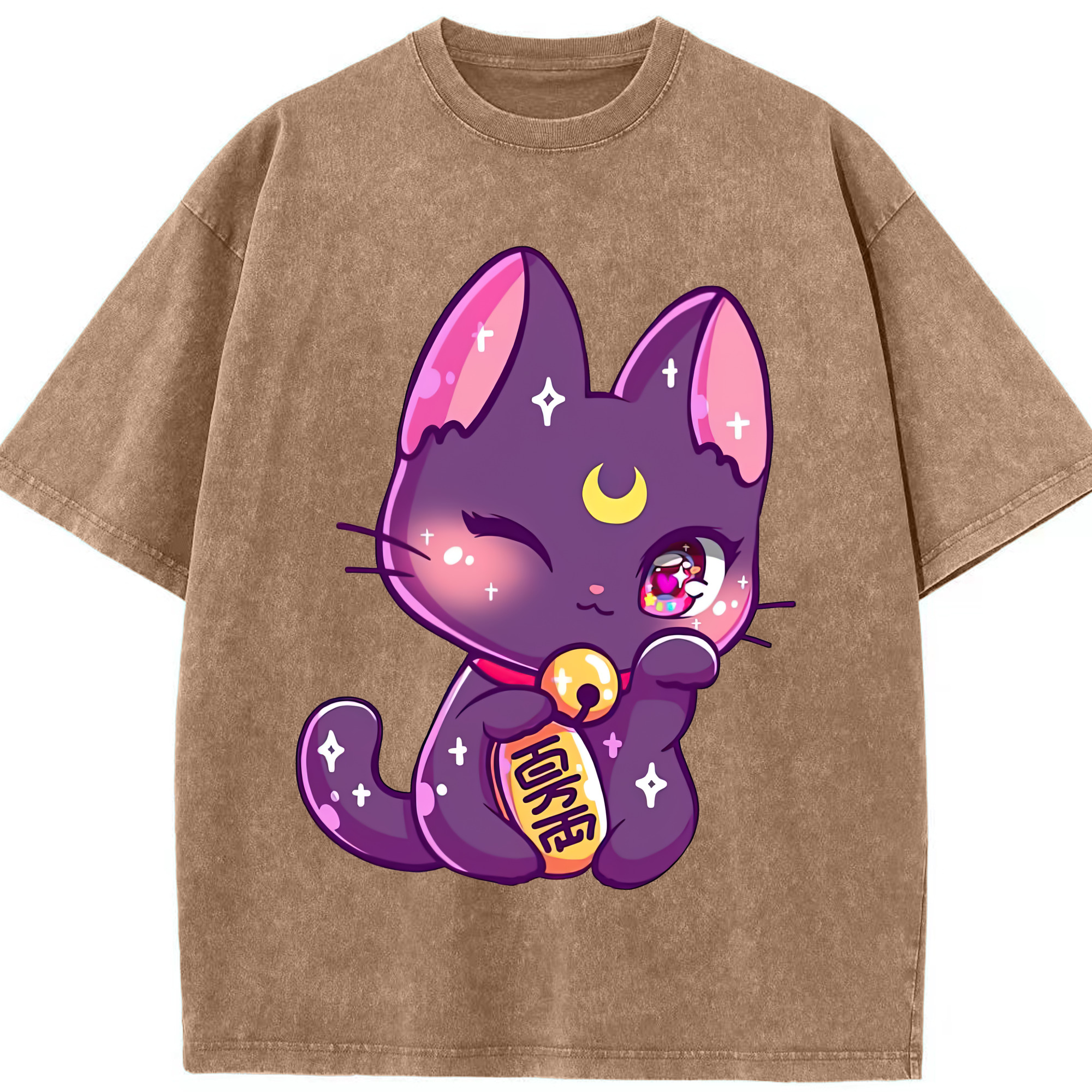 （画像用） 美少女戦士セーラームーン Sailor Moon 綿100% ヴィンテージ風 半袖Tシャツ（フロントプリント）