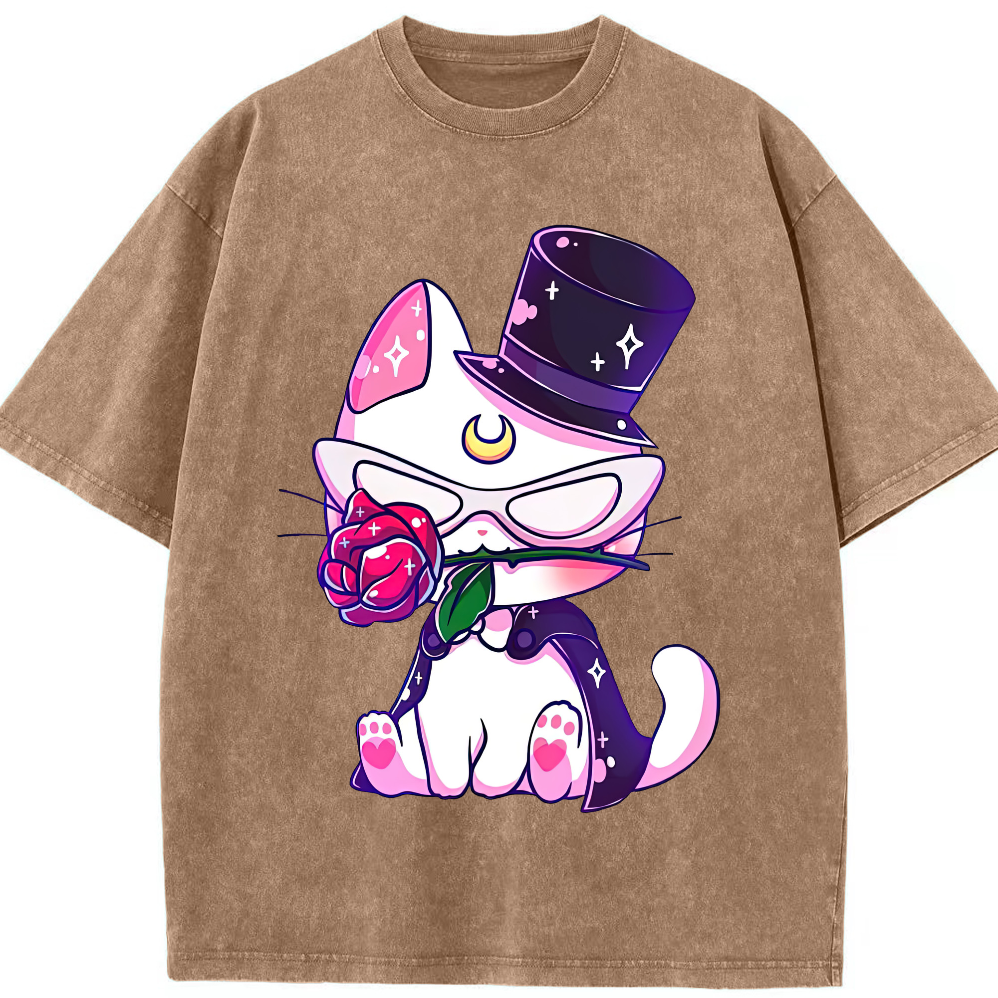 （画像用） 美少女戦士セーラームーン Sailor Moon 綿100% ヴィンテージ風 半袖Tシャツ（フロントプリント）