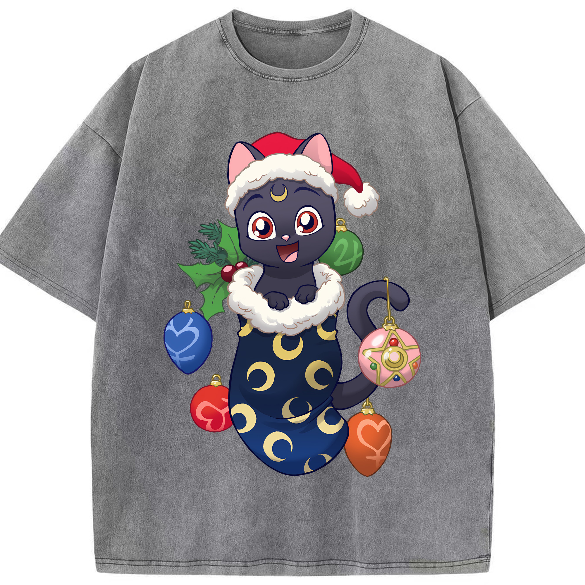 （画像用） 美少女戦士セーラームーン Sailor Moon 綿100% ヴィンテージ風 半袖Tシャツ（フロントプリント）