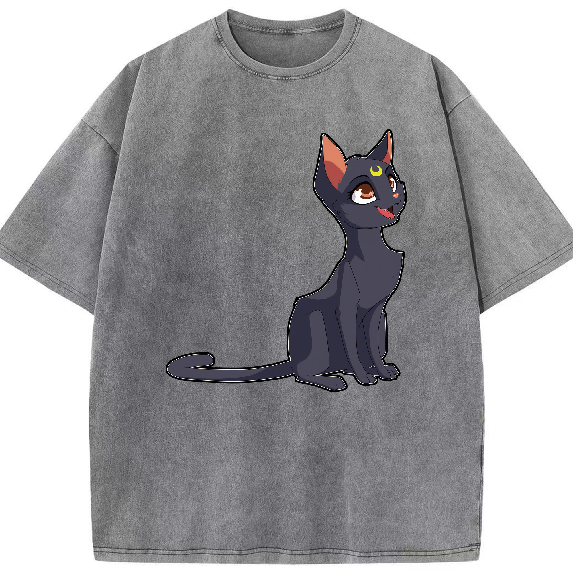 （画像用） 美少女戦士セーラームーン Sailor Moon 綿100% ヴィンテージ風 半袖Tシャツ（フロントプリント）