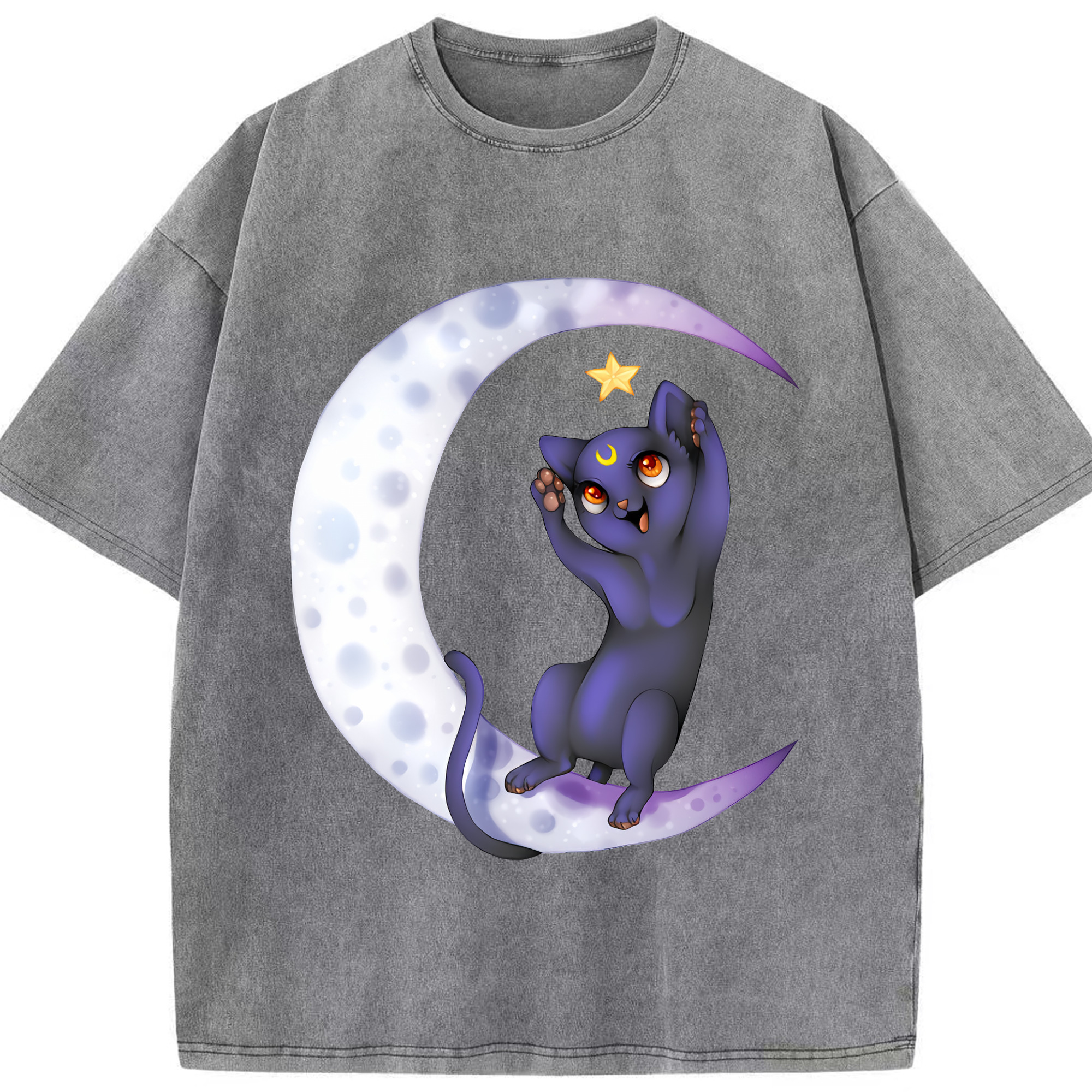 （画像用） 美少女戦士セーラームーン Sailor Moon 綿100% ヴィンテージ風 半袖Tシャツ（フロントプリント）