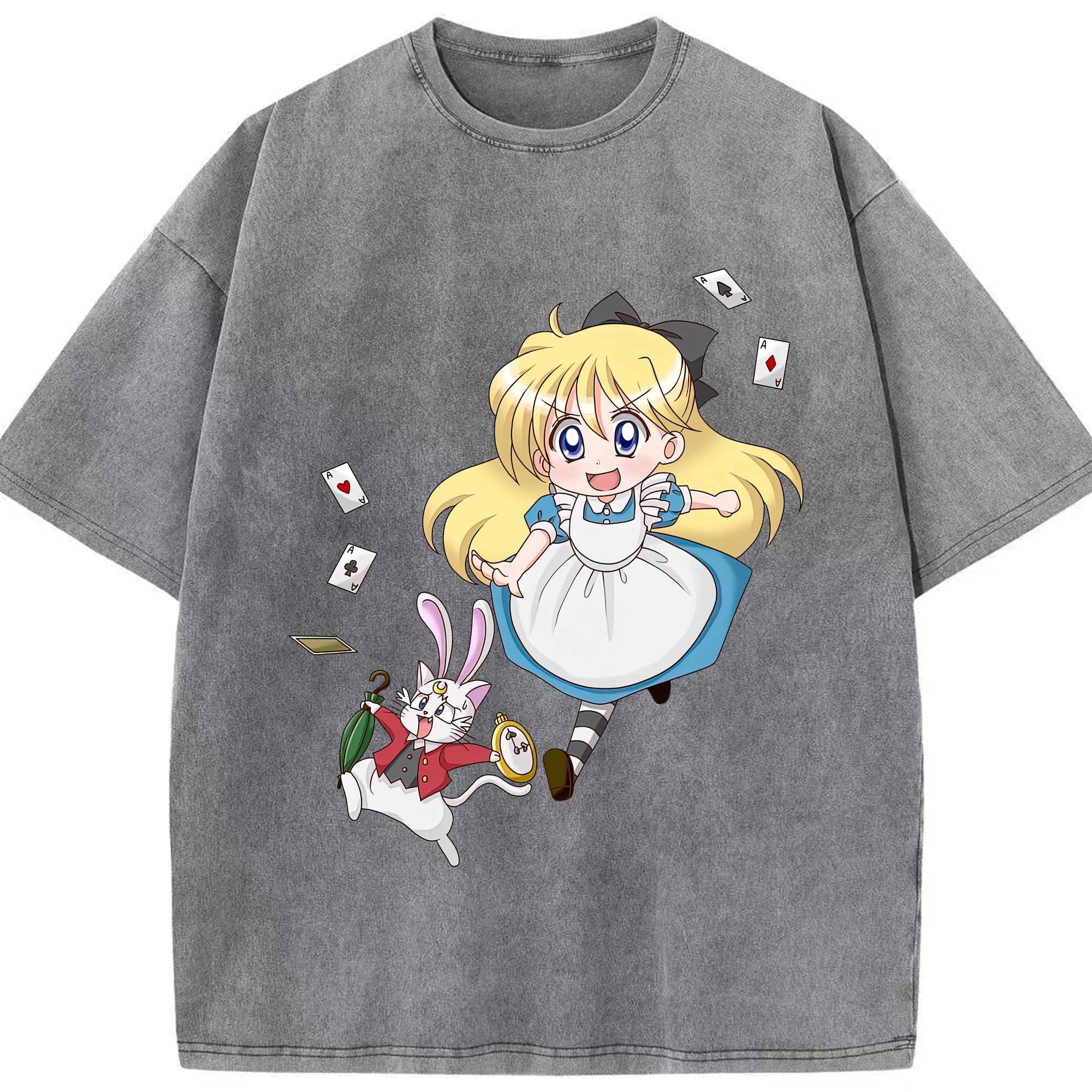 （画像用） 美少女戦士セーラームーン 愛野 美奈子 あいの みなこ Sailor Moon Aino Minako 綿100% ヴィンテージ風 半袖Tシャツ（フロントプリント）