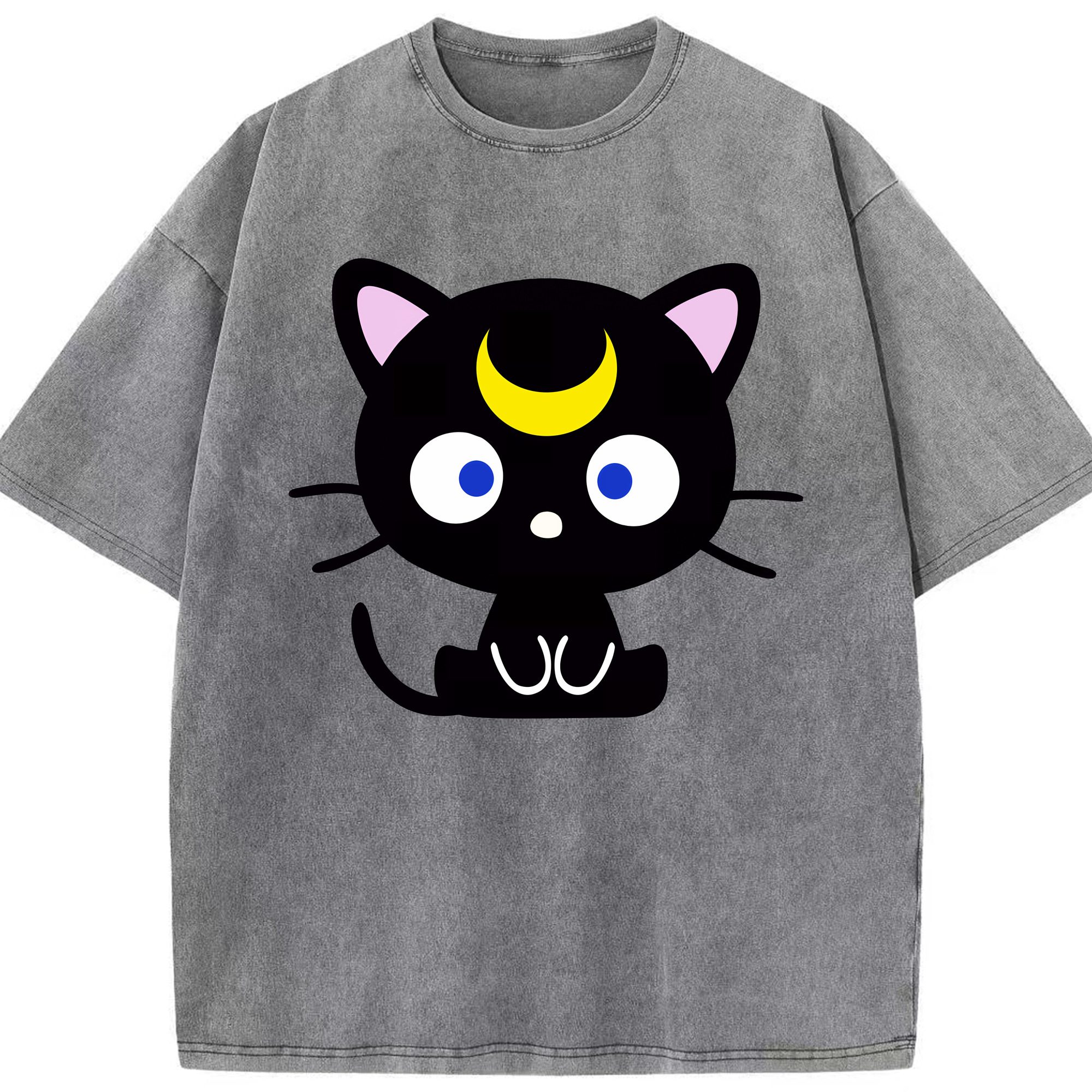 （画像用） 美少女戦士セーラームーン Sailor Moon 綿100% ヴィンテージ風 半袖Tシャツ（フロントプリント）