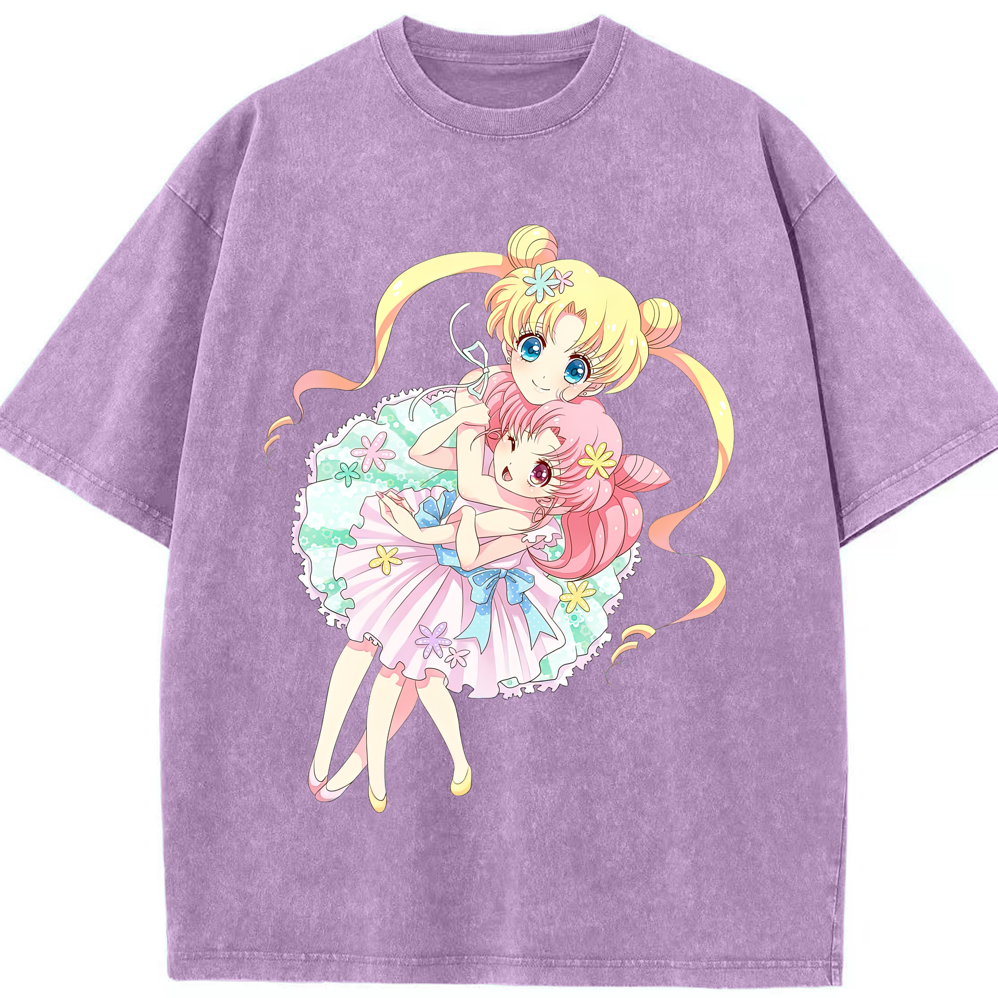 （画像用） 美少女戦士セーラームーン 愛野 美奈子 あいの みなこ Sailor Moon Aino Minako 綿100% ヴィンテージ風 半袖Tシャツ（フロントプリント）