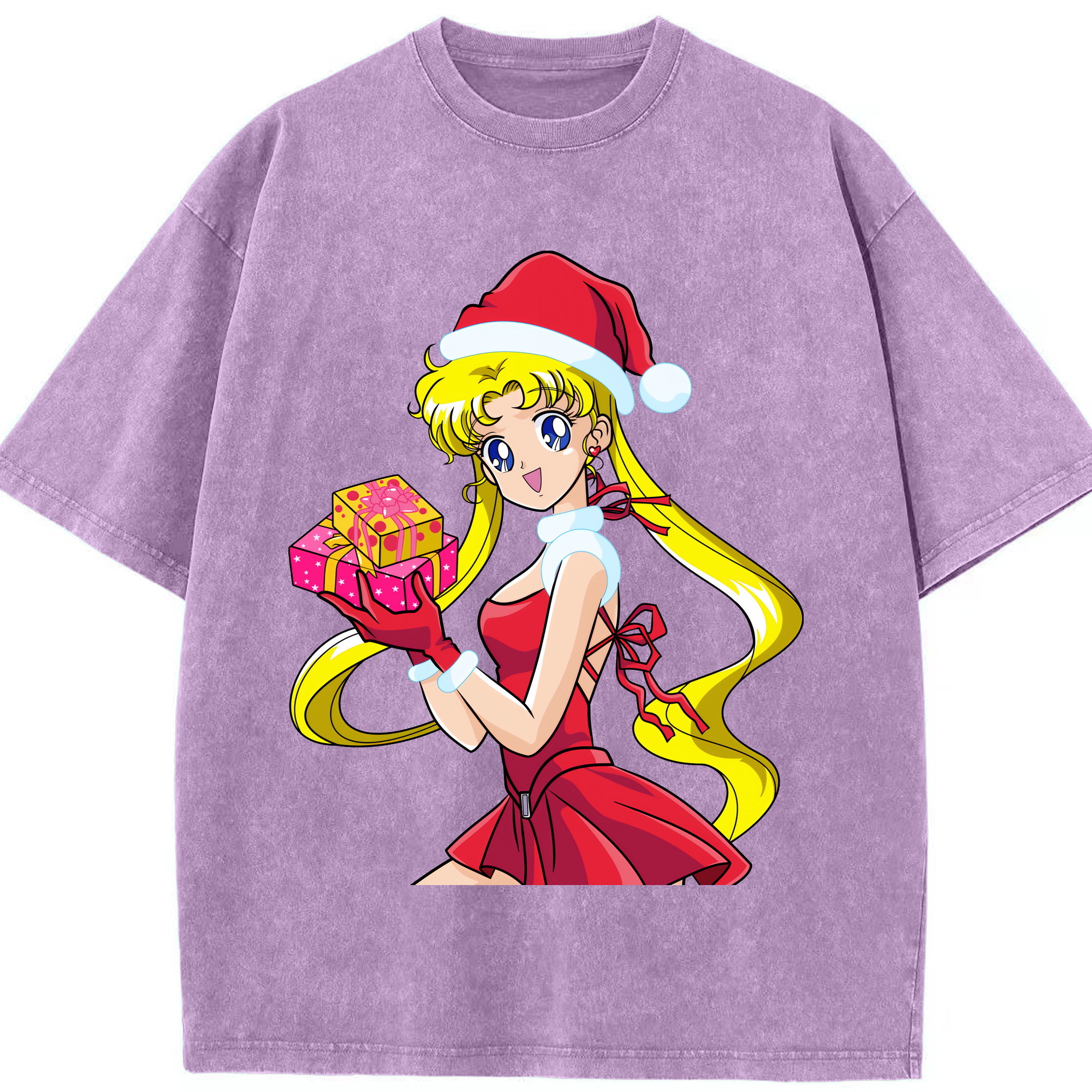 （画像用） 美少女戦士セーラームーン 月野 うさぎ つきの うさぎ Sailor Moon Tsukino Usagi 綿100% ヴィンテージ風 半袖Tシャツ（フロントプリント）