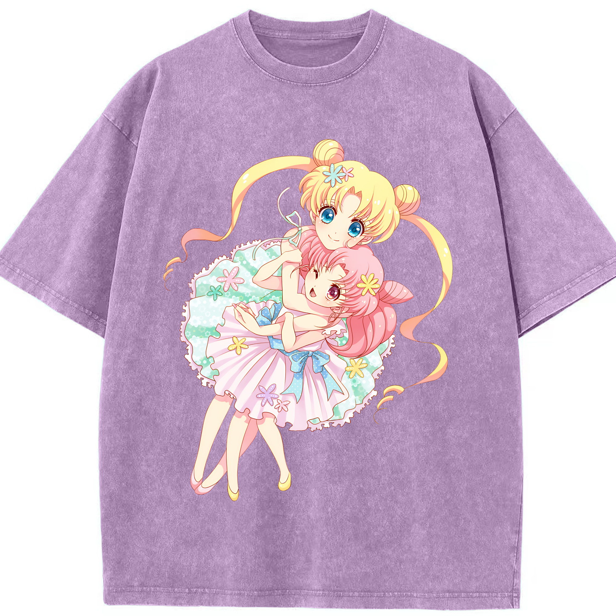 （画像用） 美少女戦士セーラームーン 愛野 美奈子 あいの みなこ Sailor Moon Aino Minako 綿100% ヴィンテージ風 半袖Tシャツ（フロントプリント）