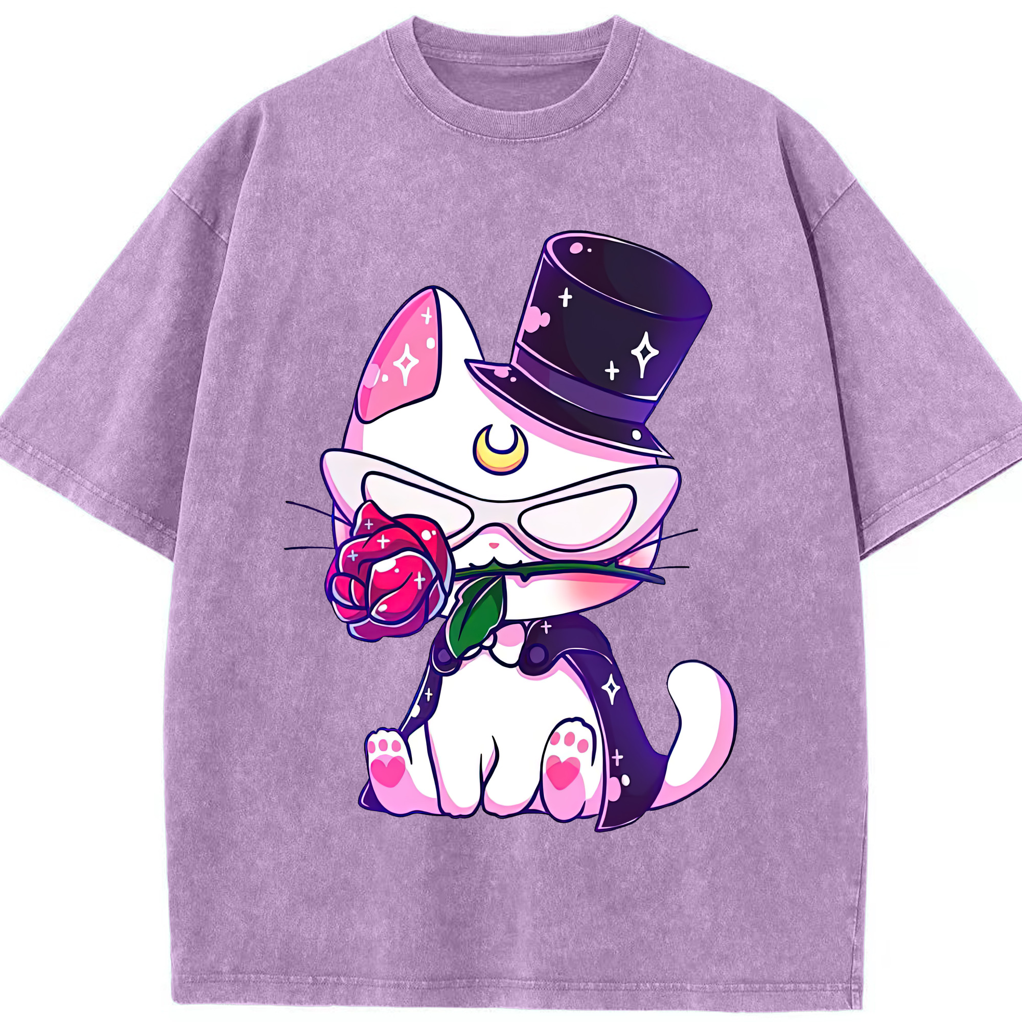 （画像用） 美少女戦士セーラームーン Sailor Moon 綿100% ヴィンテージ風 半袖Tシャツ（フロントプリント）