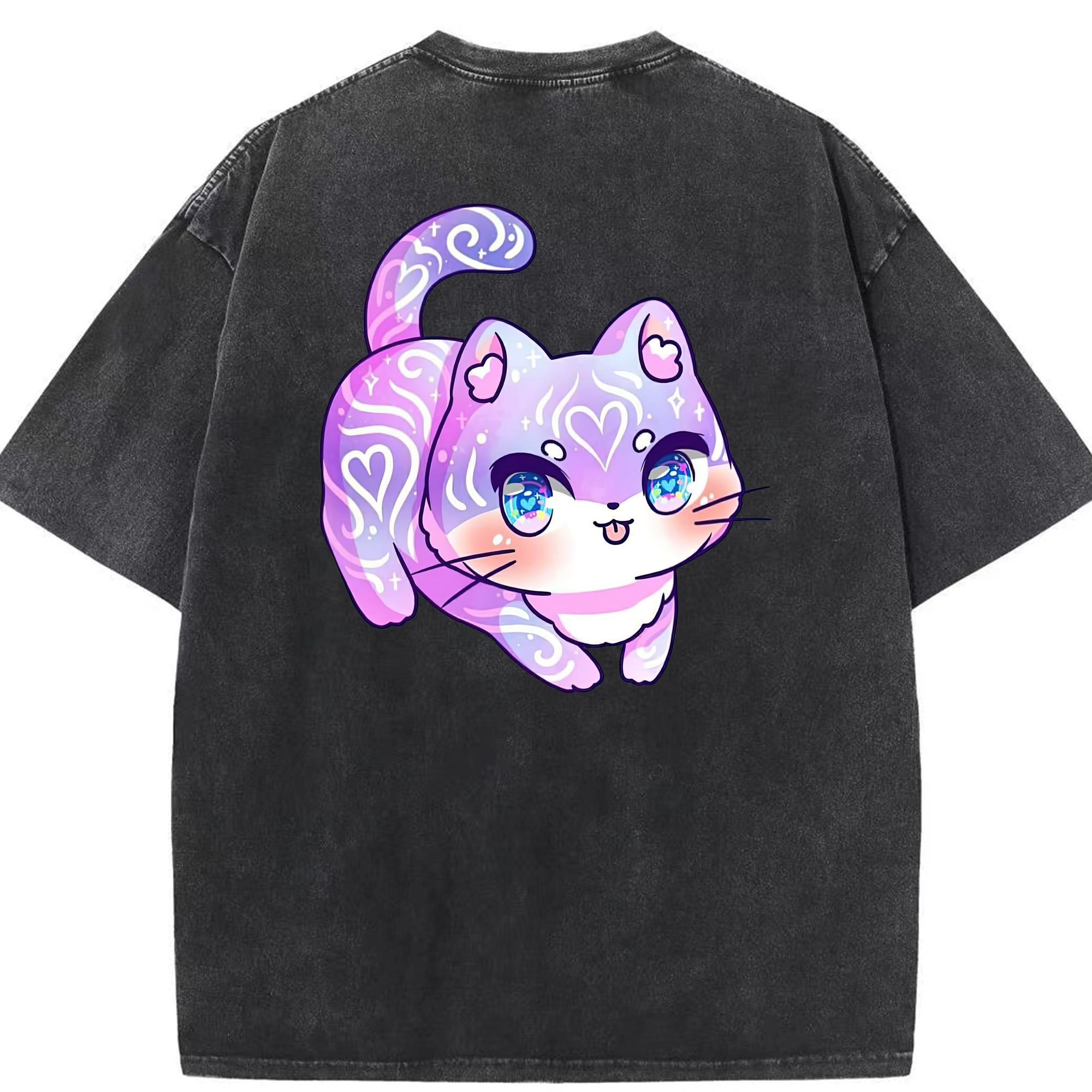 （画像用） 美少女戦士セーラームーン Sailor Moon 綿100% ヴィンテージ風 半袖Tシャツ（背面プリント）
