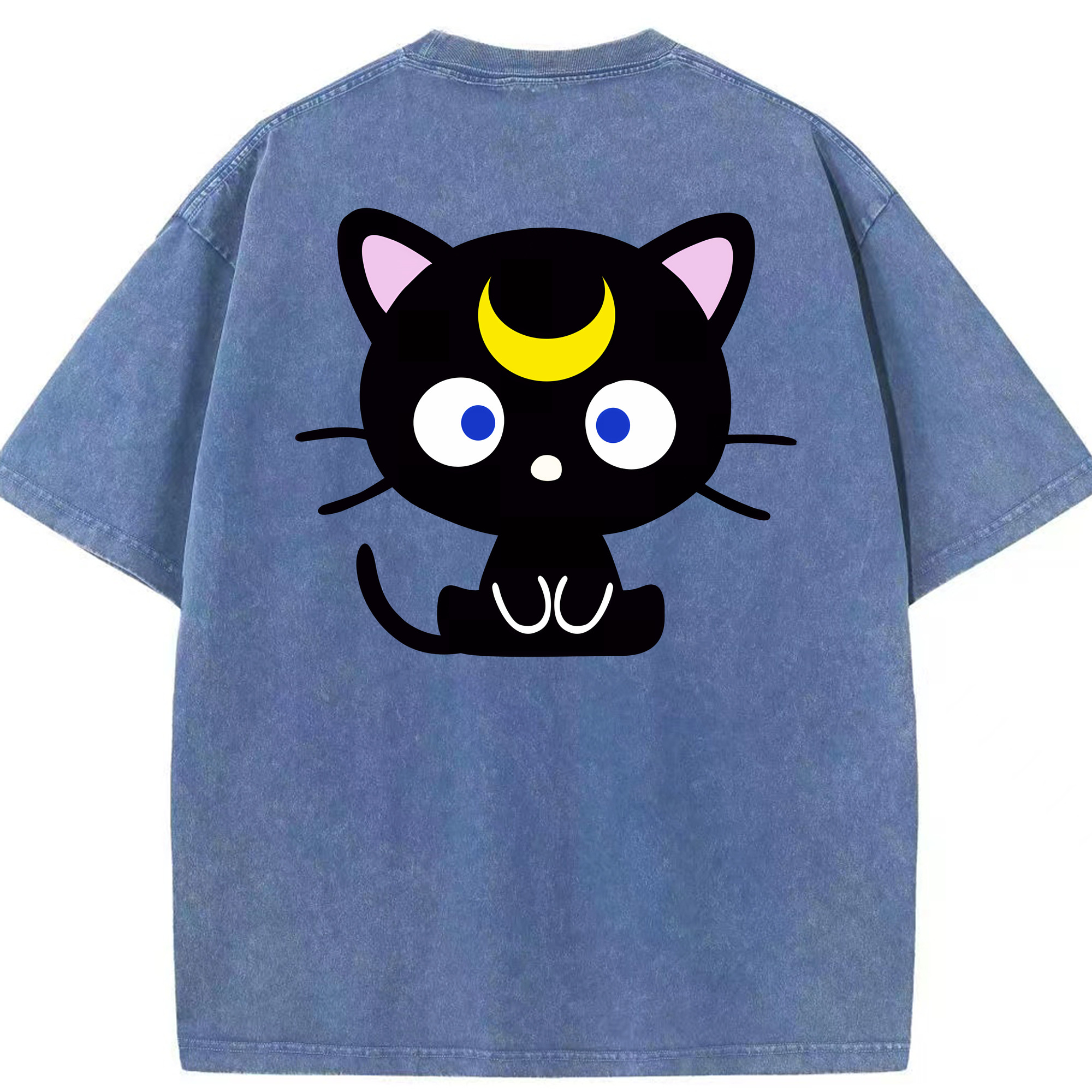 （画像用） 美少女戦士セーラームーン Sailor Moon 綿100% ヴィンテージ風 半袖Tシャツ（背面プリント）