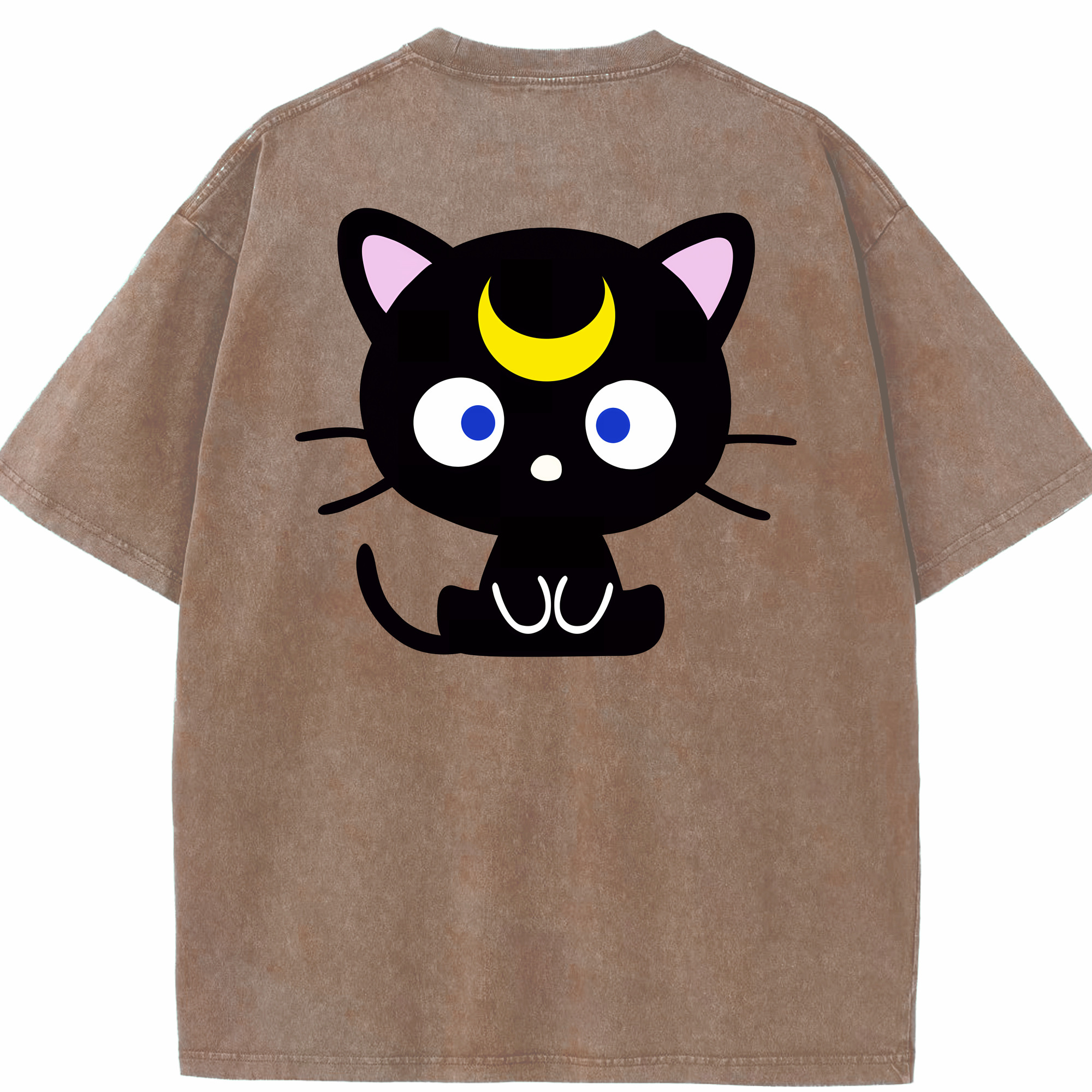 （画像用） 美少女戦士セーラームーン Sailor Moon 綿100% ヴィンテージ風 半袖Tシャツ（背面プリント）