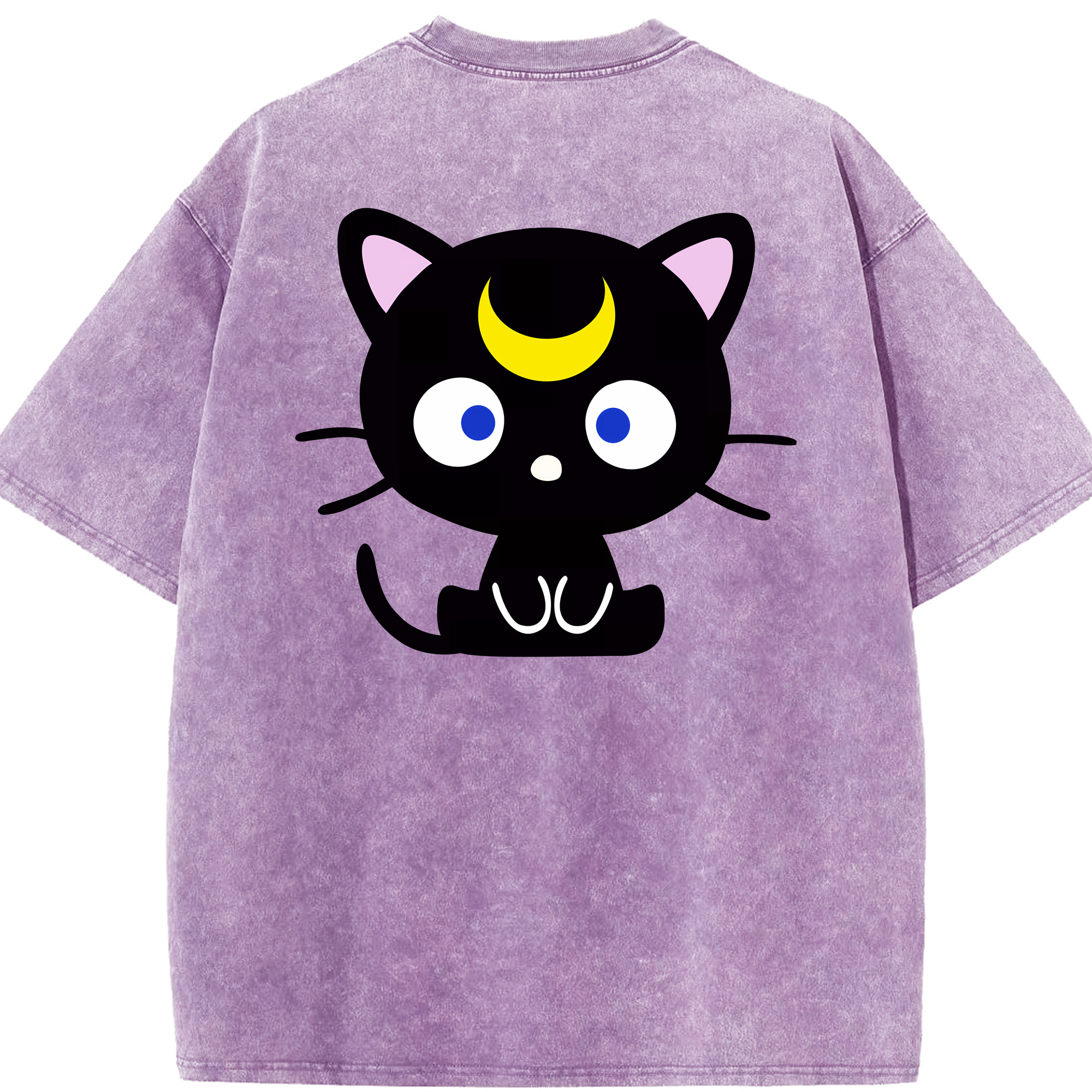 （画像用） 美少女戦士セーラームーン Sailor Moon 綿100% ヴィンテージ風 半袖Tシャツ（背面プリント）