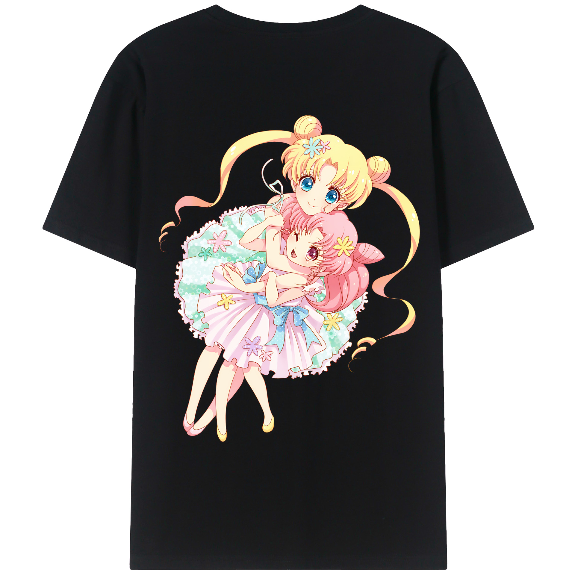 （画像用） 美少女戦士セーラームーン 愛野 美奈子 あいの みなこ Sailor Moon Aino Minako 綿100％ メンズ半袖Tシャツ（バックプリント） 通気性