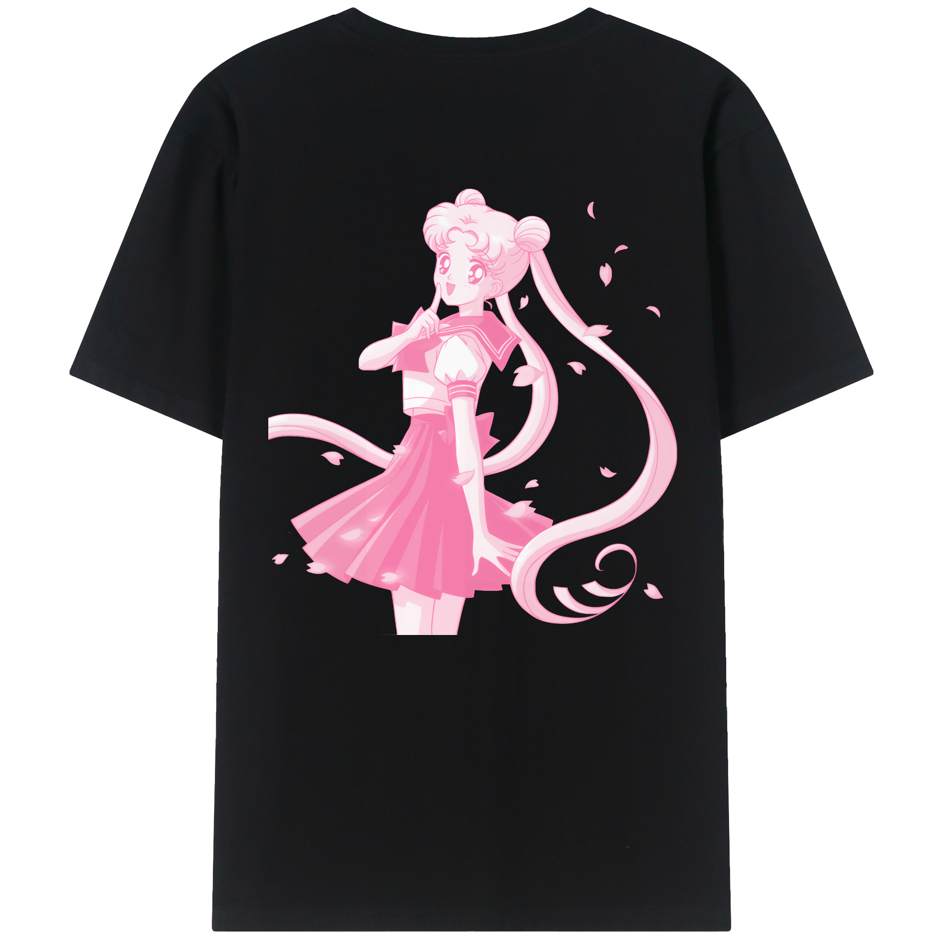 （画像用） 美少女戦士セーラームーン 愛野 美奈子 あいの みなこ Sailor Moon Aino Minako 綿100％ メンズ半袖Tシャツ（バックプリント） 通気性