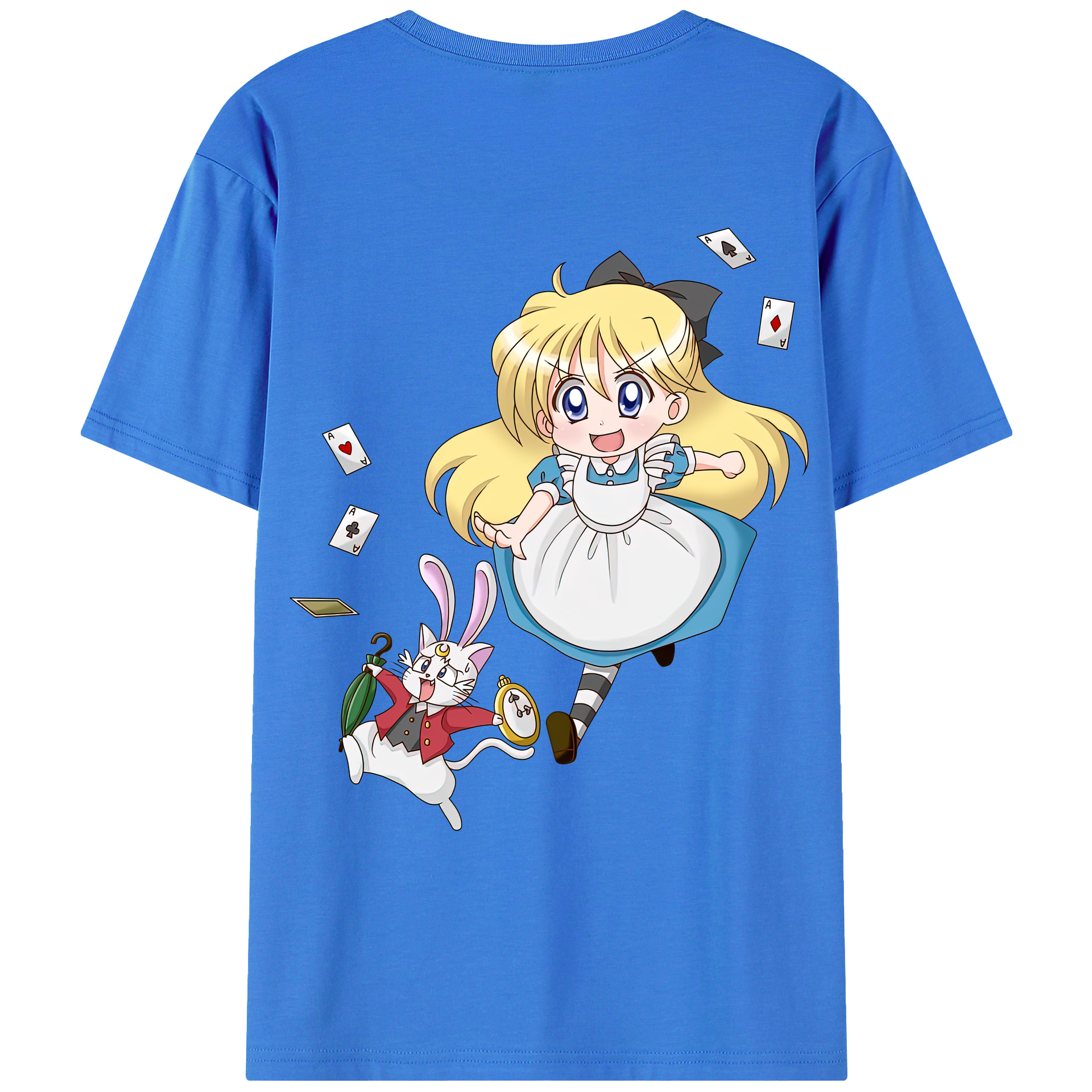 （画像用） 美少女戦士セーラームーン 愛野 美奈子 あいの みなこ Sailor Moon Aino Minako 綿100％ メンズ半袖Tシャツ（バックプリント） 通気性