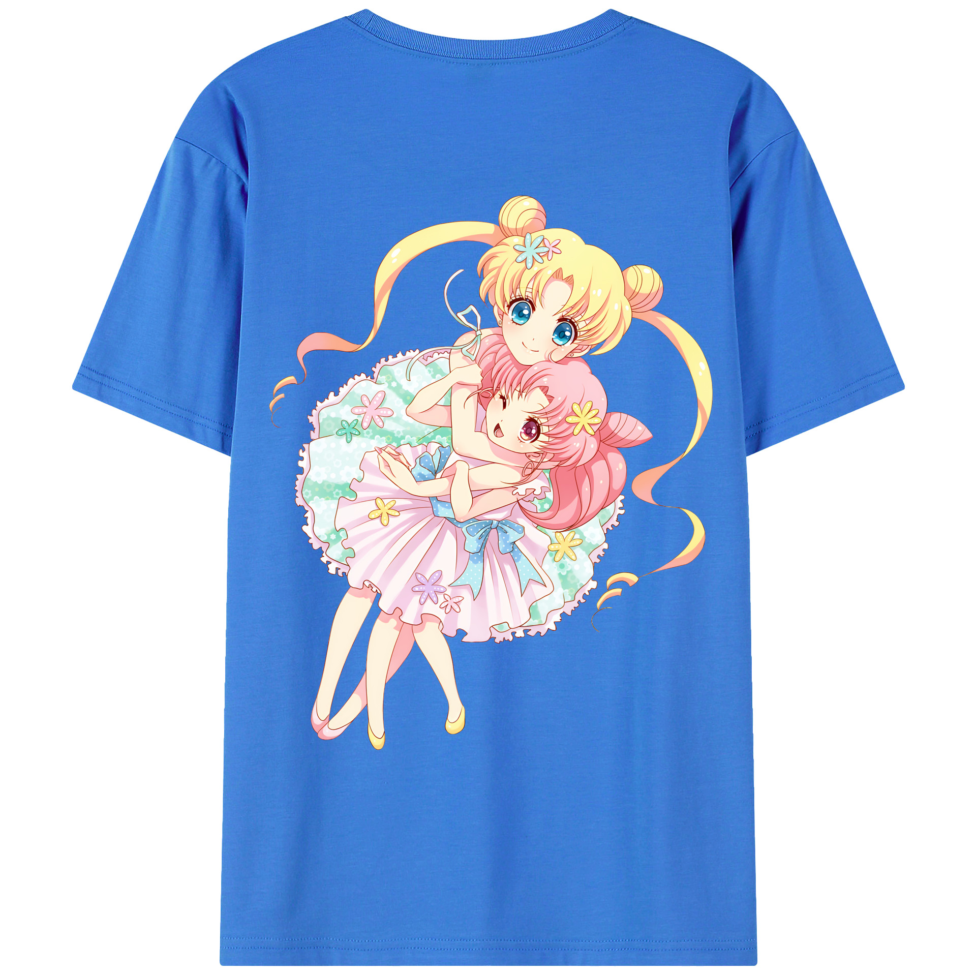 （画像用） 美少女戦士セーラームーン 愛野 美奈子 あいの みなこ Sailor Moon Aino Minako 綿100％ メンズ半袖Tシャツ（バックプリント） 通気性
