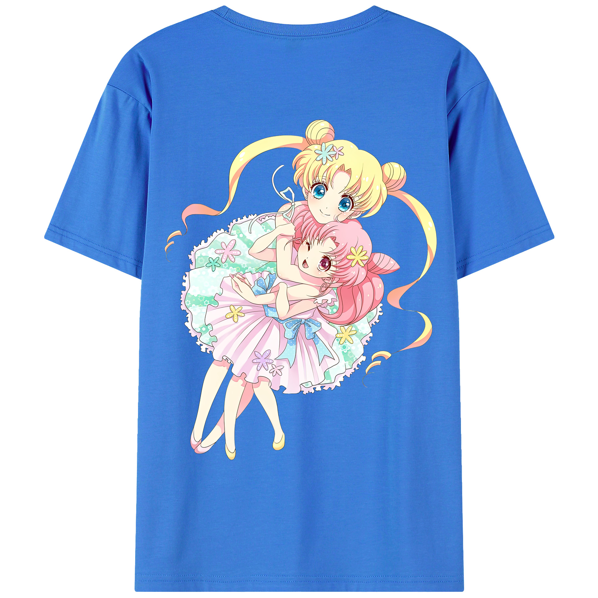（画像用） 美少女戦士セーラームーン 愛野 美奈子 あいの みなこ Sailor Moon Aino Minako 綿100％ メンズ半袖Tシャツ（バックプリント） 通気性