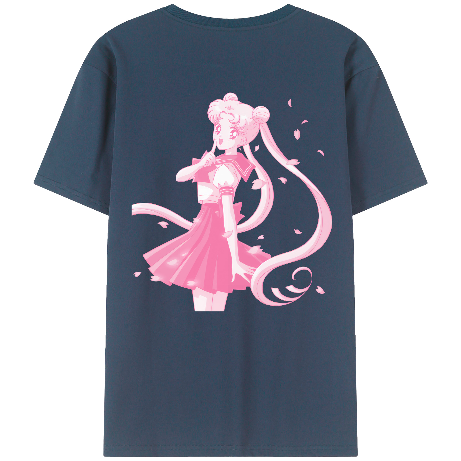 （画像用） 美少女戦士セーラームーン 愛野 美奈子 あいの みなこ Sailor Moon Aino Minako 綿100％ メンズ半袖Tシャツ（バックプリント） 通気性
