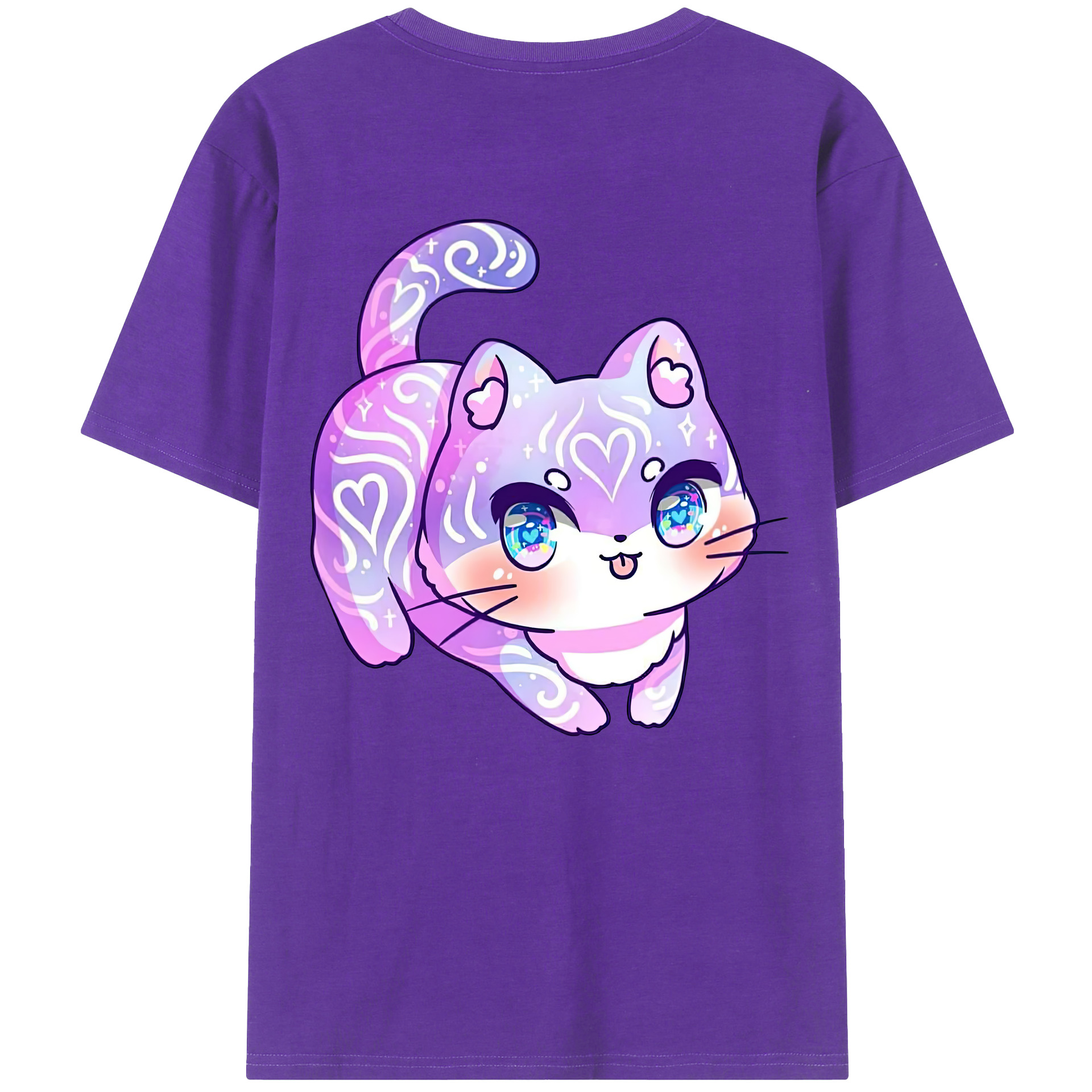 （画像用） 美少女戦士セーラームーン Sailor Moon 綿100％ メンズ半袖Tシャツ（バックプリント） 通気性
