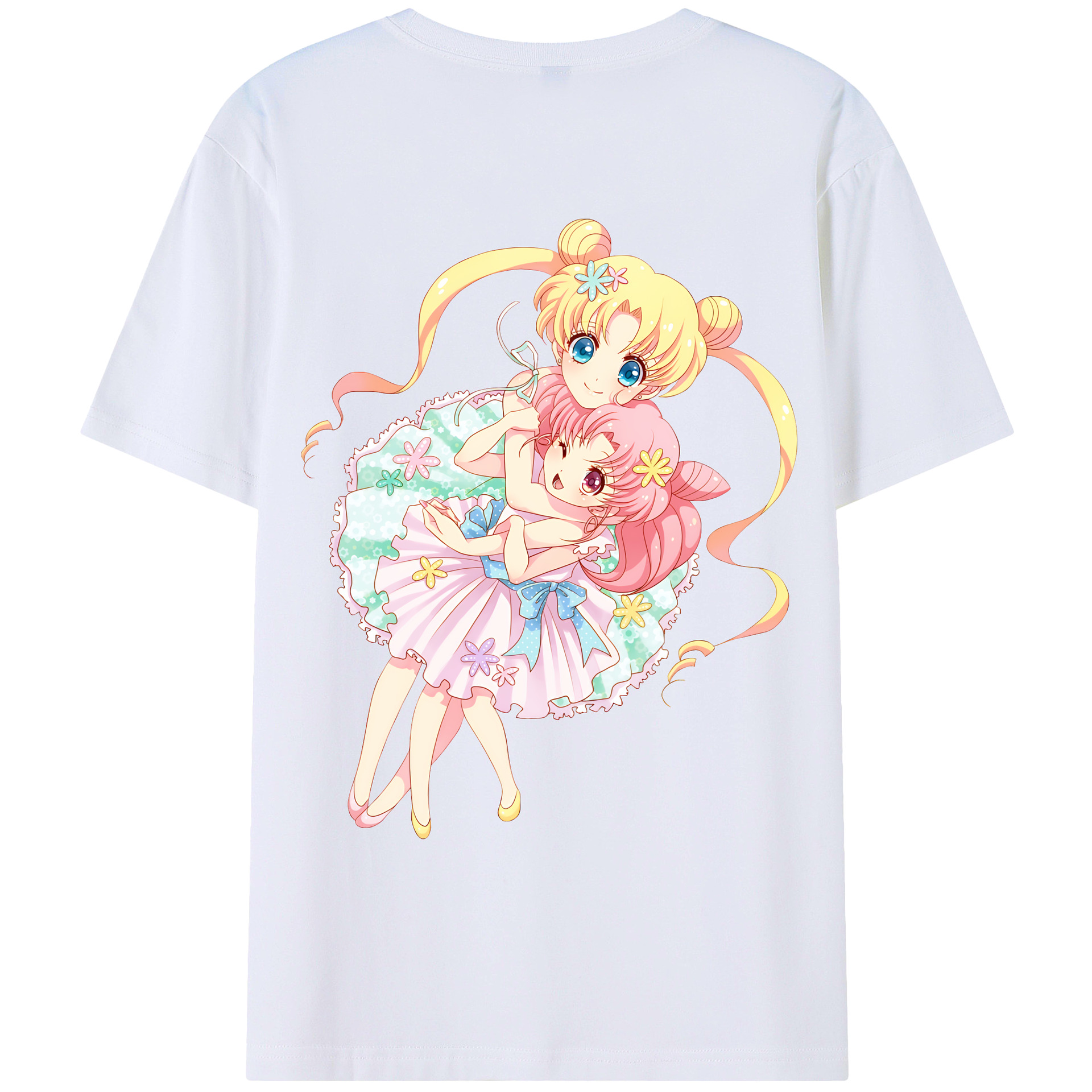 （画像用） 美少女戦士セーラームーン 愛野 美奈子 あいの みなこ Sailor Moon Aino Minako 綿100％ メンズ半袖Tシャツ（バックプリント） 通気性