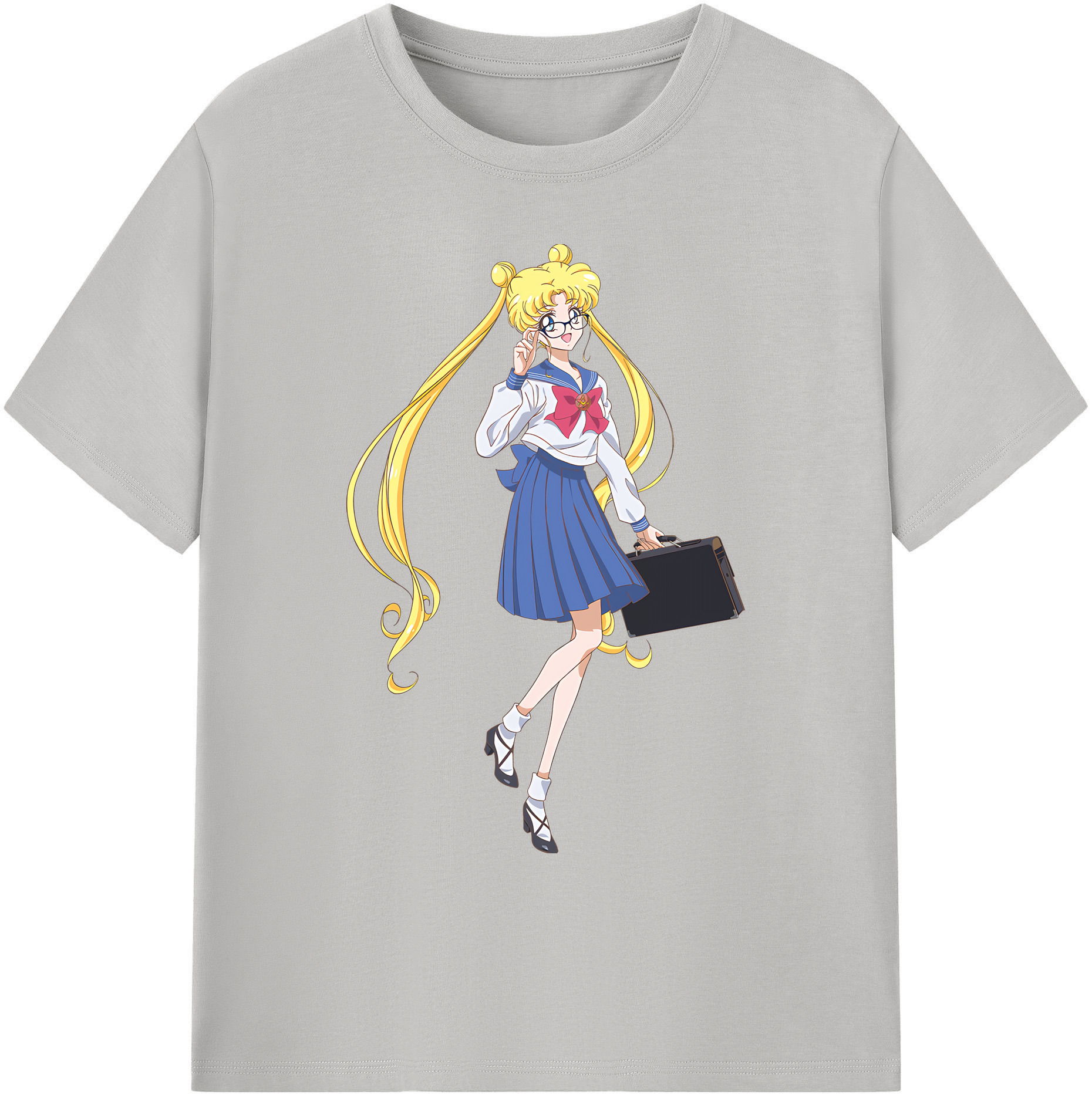 （画像用） 美少女戦士セーラームーン 愛野 美奈子 あいの みなこ Sailor Moon Aino Minako 綿100％ メンズ半袖Tシャツ｜肌触りやわらか＆通気性