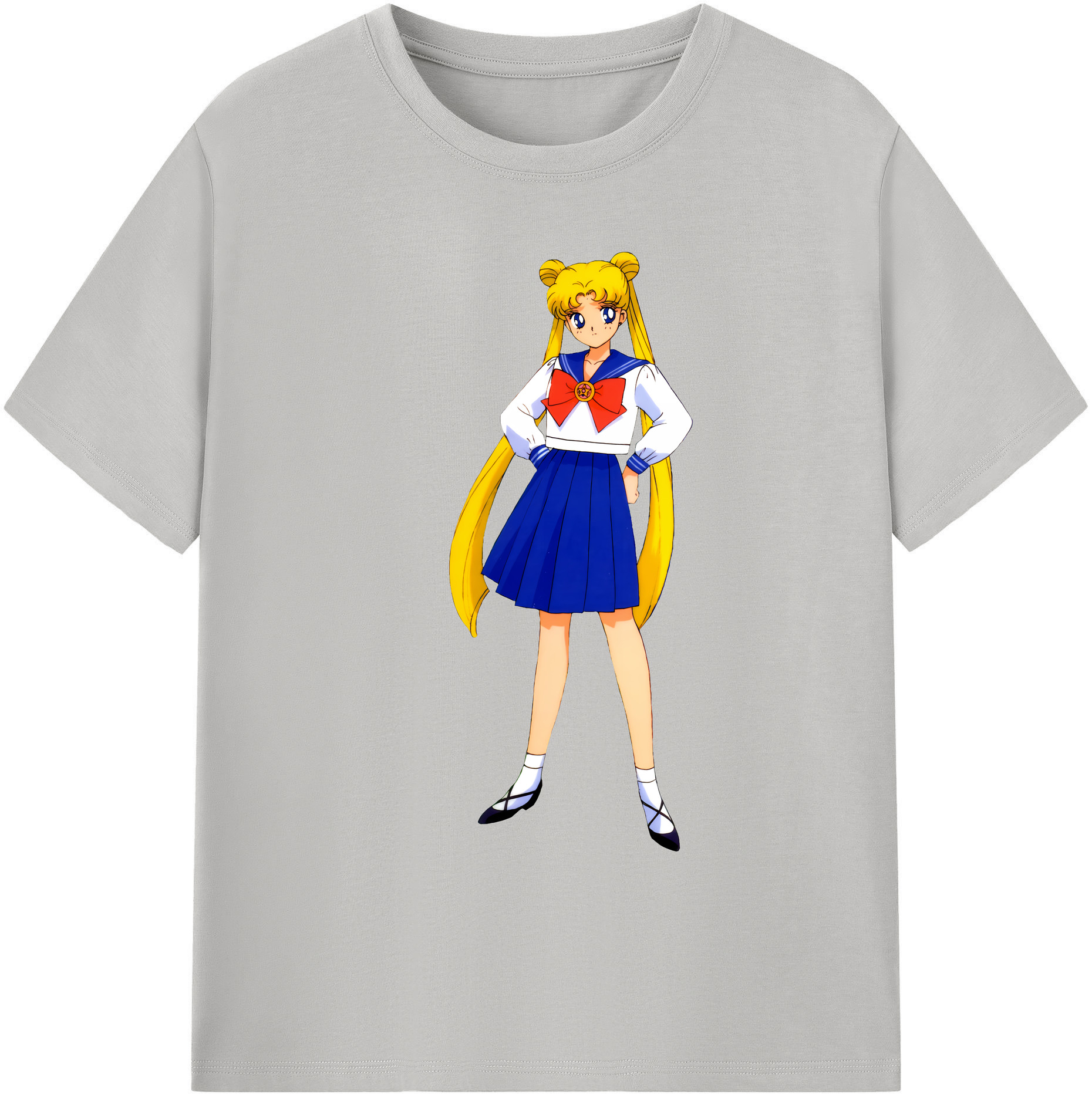 （画像用） 美少女戦士セーラームーン 愛野 美奈子 あいの みなこ Sailor Moon Aino Minako 綿100％ メンズ半袖Tシャツ｜肌触りやわらか＆通気性