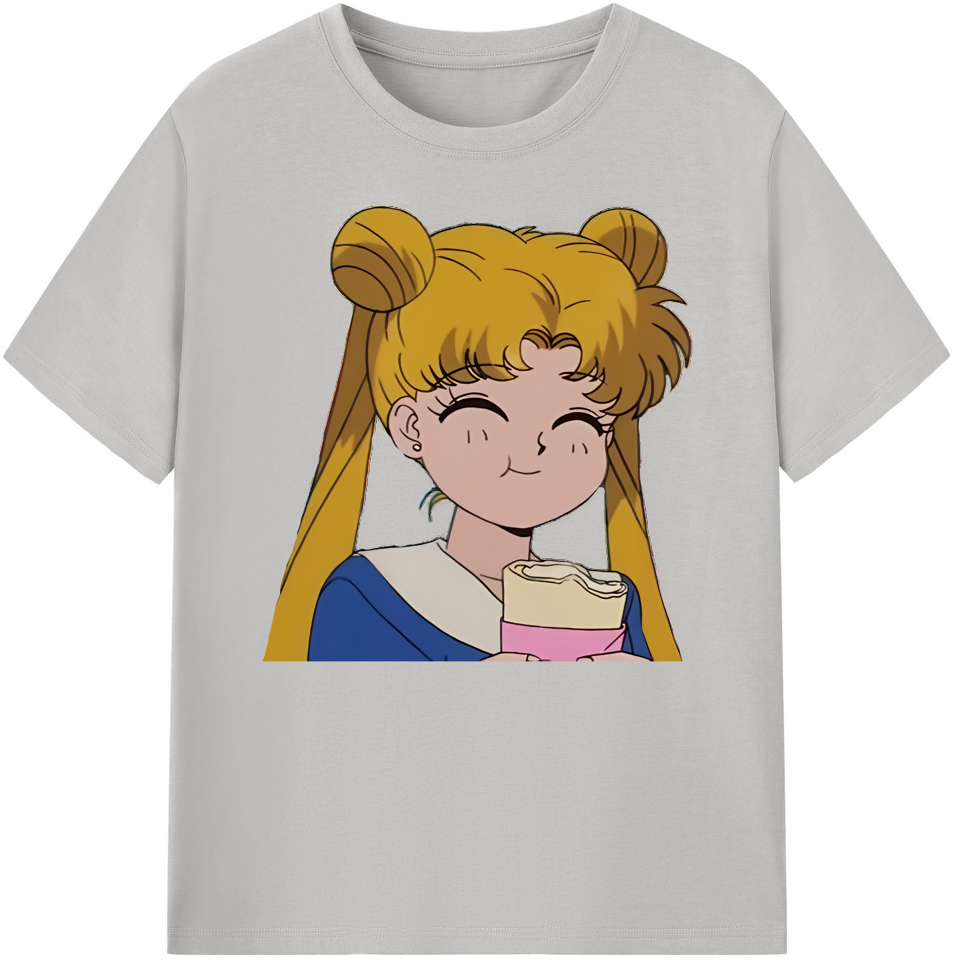 （画像用） 美少女戦士セーラームーン 愛野 美奈子 あいの みなこ Sailor Moon Aino Minako 綿100％ メンズ半袖Tシャツ｜肌触りやわらか＆通気性