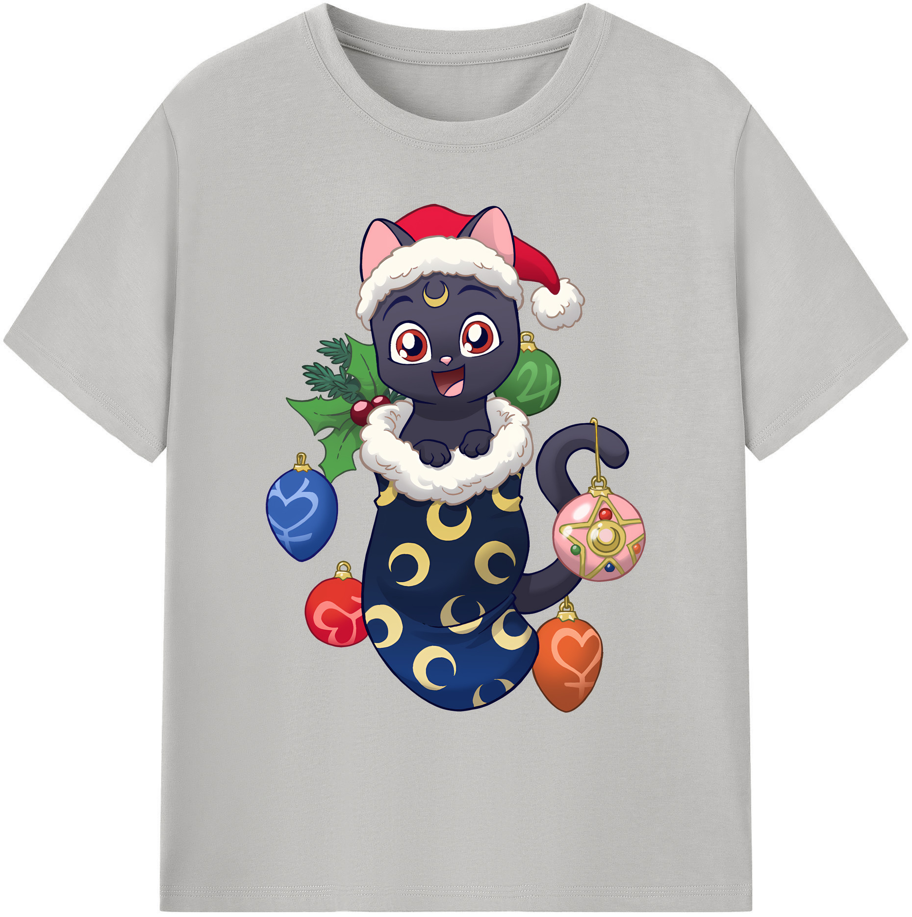 （画像用） 美少女戦士セーラームーン Sailor Moon 綿100％ メンズ半袖Tシャツ｜肌触りやわらか＆通気性