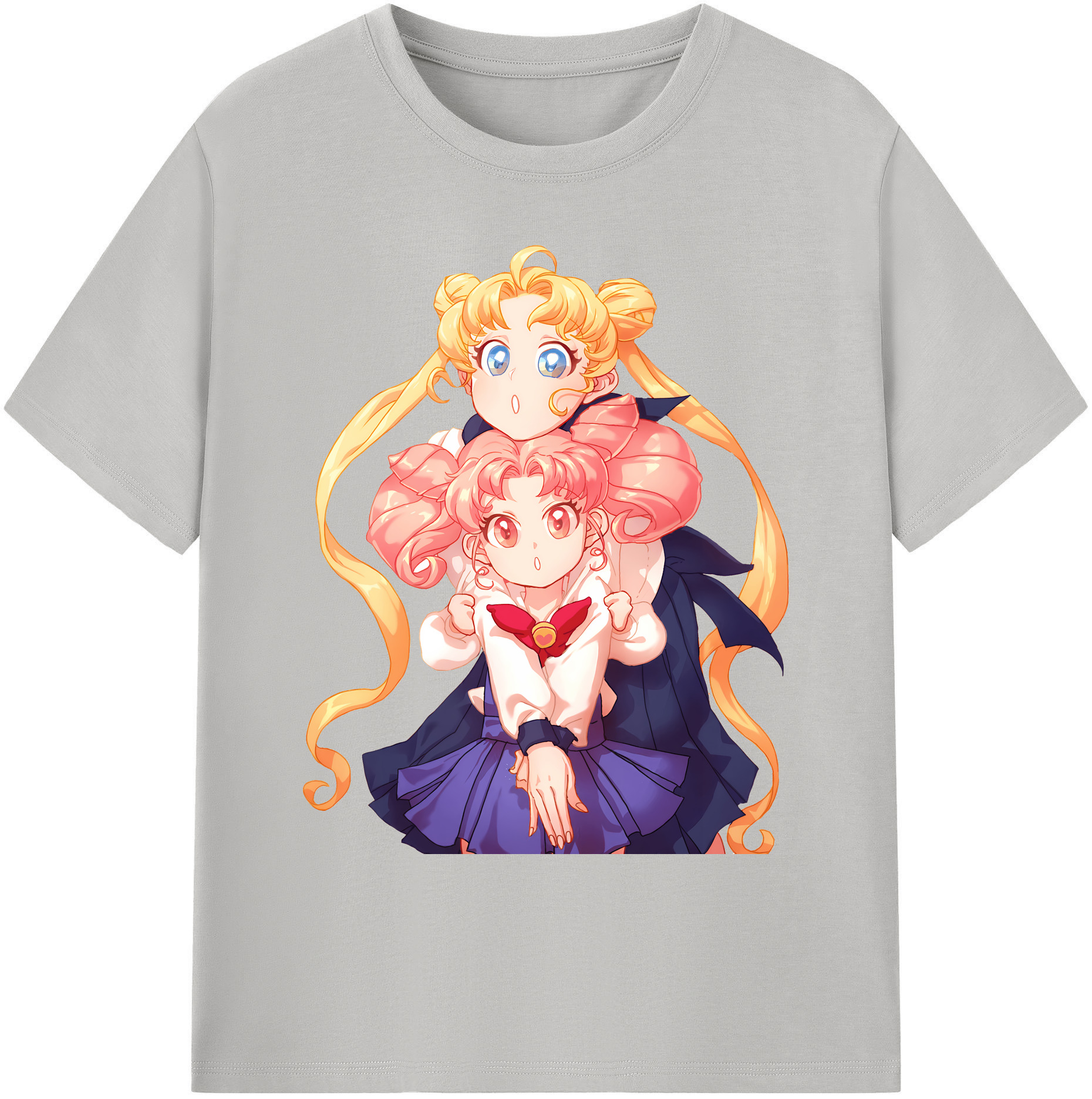 （画像用） 美少女戦士セーラームーン 愛野 美奈子 あいの みなこ Sailor Moon Aino Minako 綿100％ メンズ半袖Tシャツ｜肌触りやわらか＆通気性
