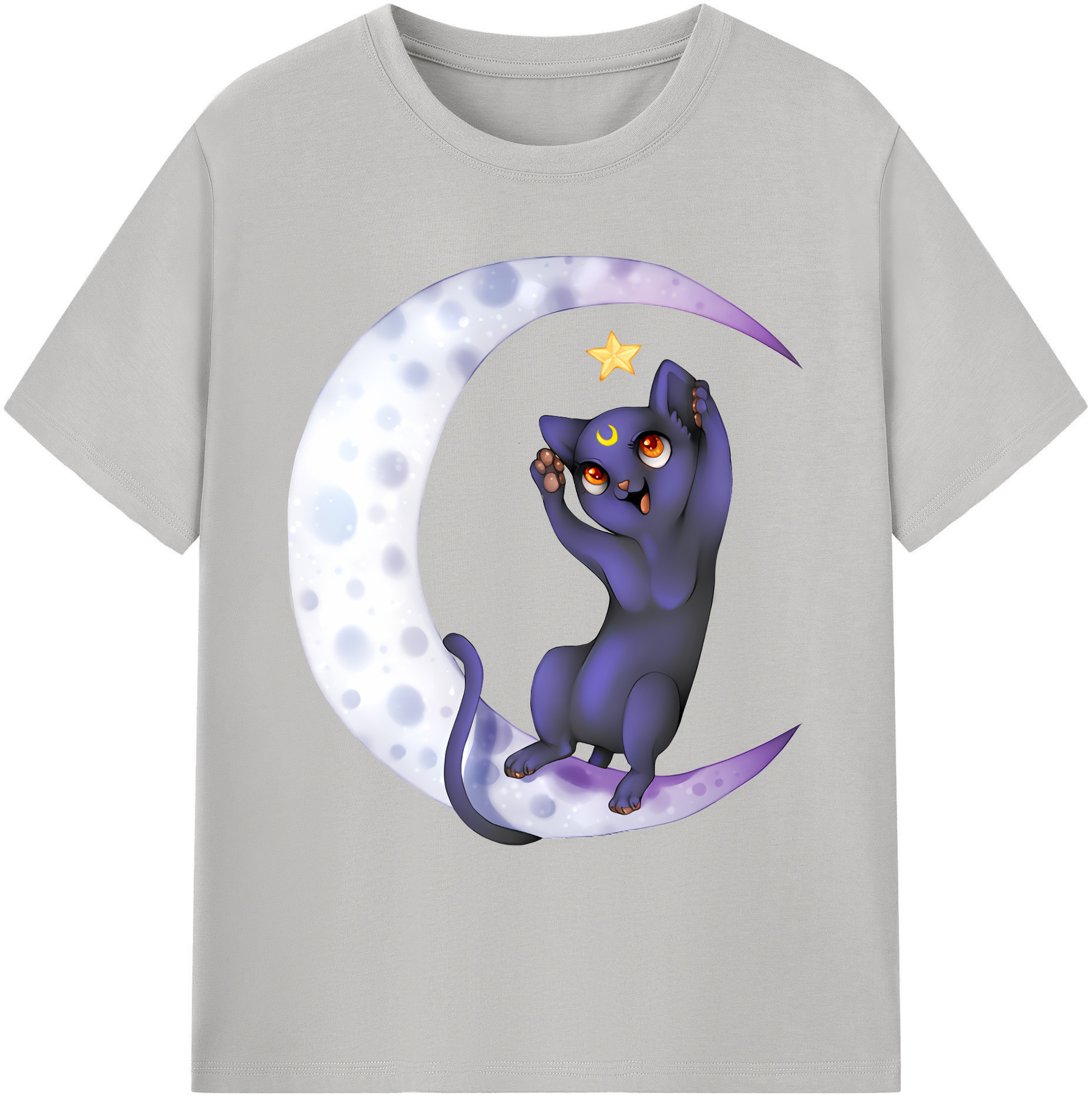 （画像用） 美少女戦士セーラームーン Sailor Moon 綿100％ メンズ半袖Tシャツ｜肌触りやわらか＆通気性