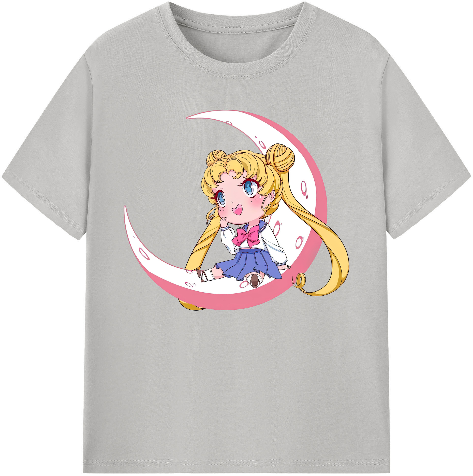 （画像用） 美少女戦士セーラームーン 愛野 美奈子 あいの みなこ Sailor Moon Aino Minako 綿100％ メンズ半袖Tシャツ｜肌触りやわらか＆通気性