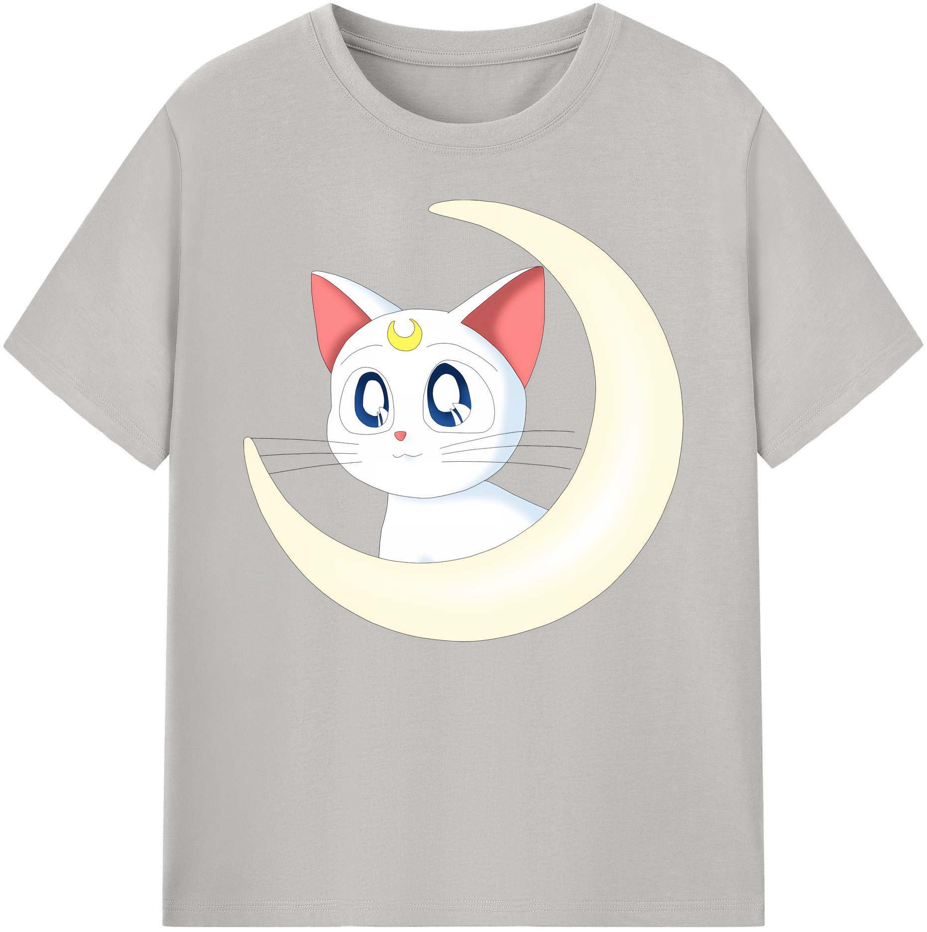 （画像用） 美少女戦士セーラームーン Sailor Moon 綿100％ メンズ半袖Tシャツ｜肌触りやわらか＆通気性