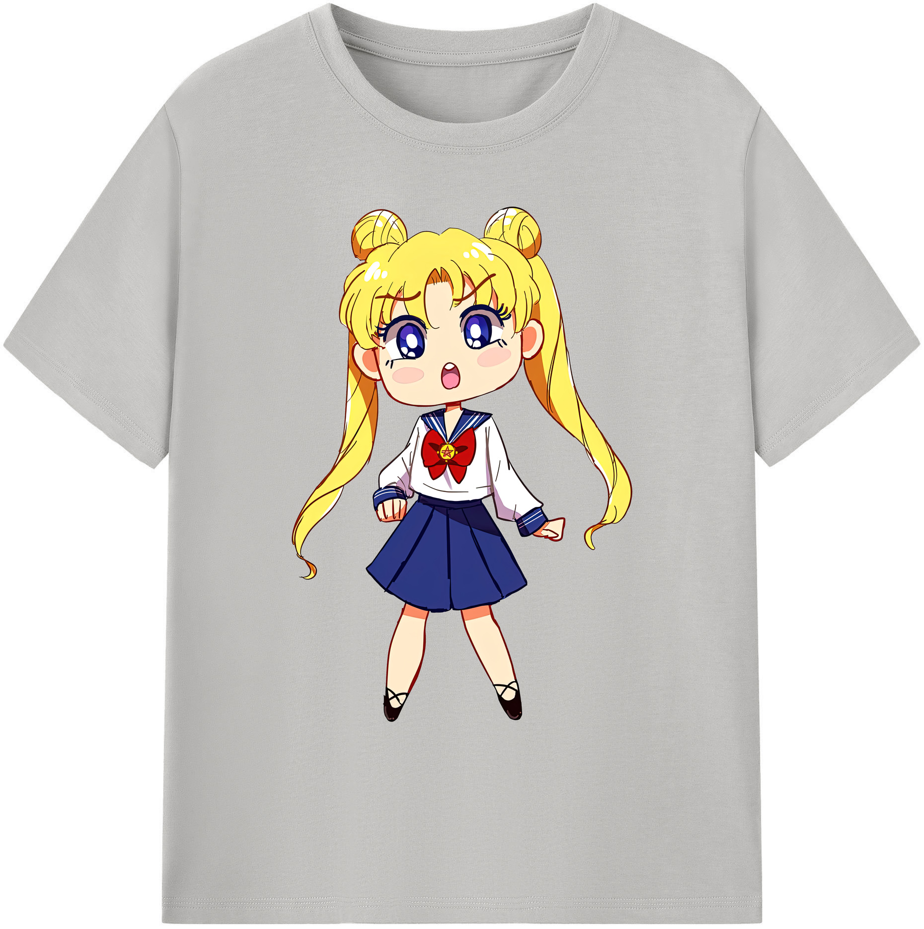 （画像用） 美少女戦士セーラームーン 愛野 美奈子 あいの みなこ Sailor Moon Aino Minako 綿100％ メンズ半袖Tシャツ｜肌触りやわらか＆通気性