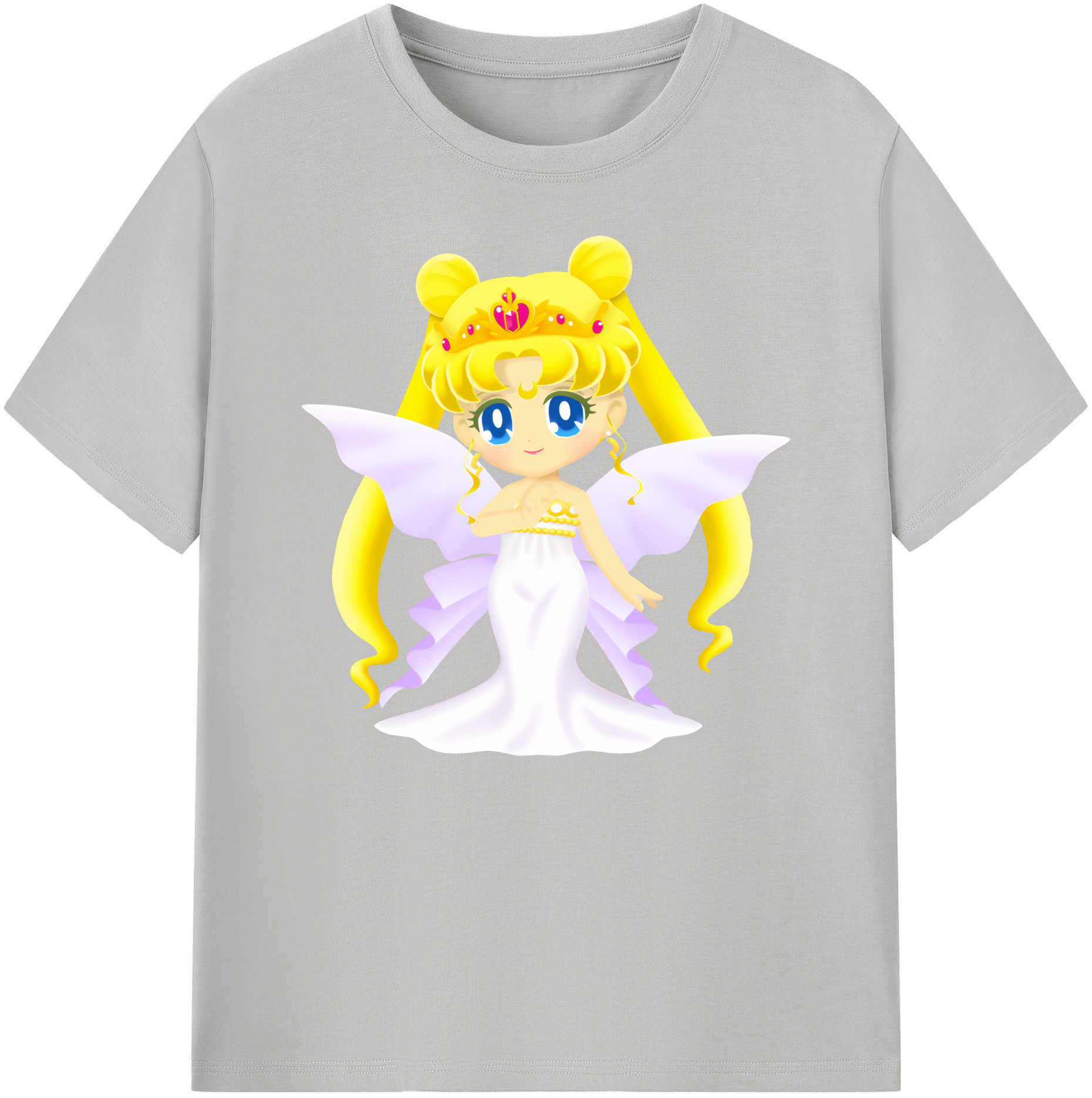 （画像用） 美少女戦士セーラームーン 愛野 美奈子 あいの みなこ Sailor Moon Aino Minako 綿100％ メンズ半袖Tシャツ｜肌触りやわらか＆通気性