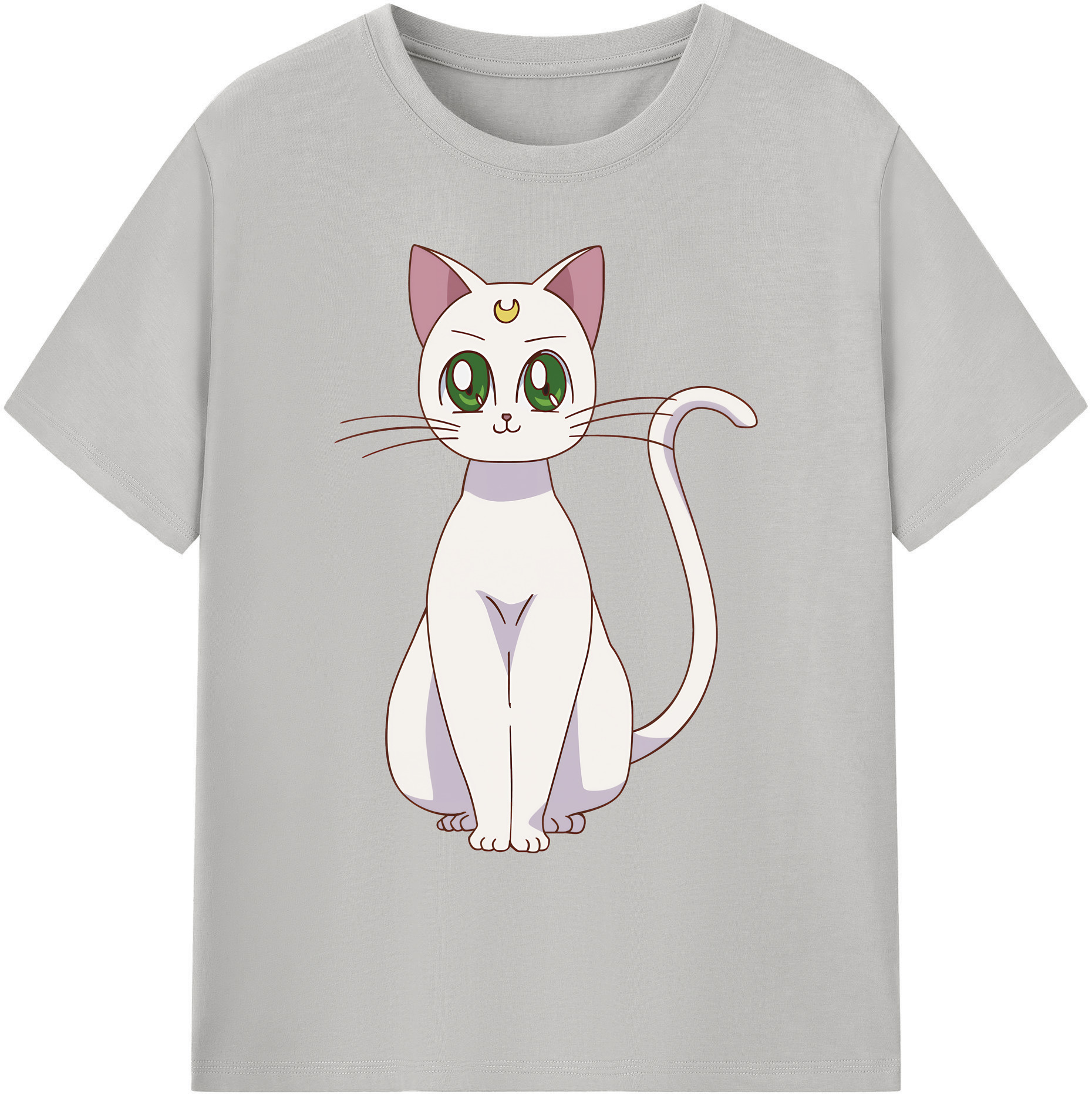 （画像用） 美少女戦士セーラームーン Sailor Moon 綿100％ メンズ半袖Tシャツ｜肌触りやわらか＆通気性