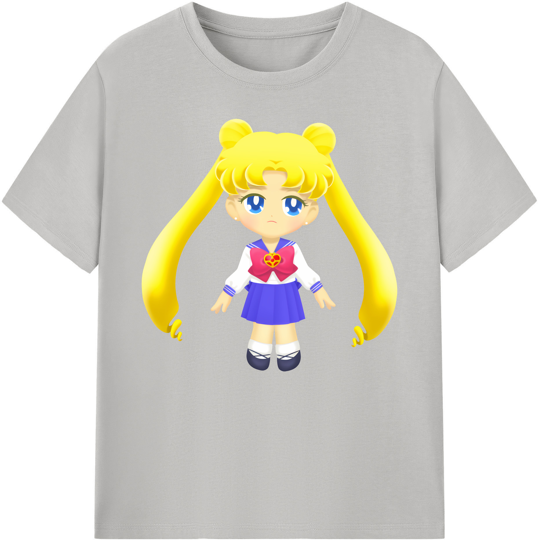 （画像用） 美少女戦士セーラームーン 愛野 美奈子 あいの みなこ Sailor Moon Aino Minako 綿100％ メンズ半袖Tシャツ｜肌触りやわらか＆通気性