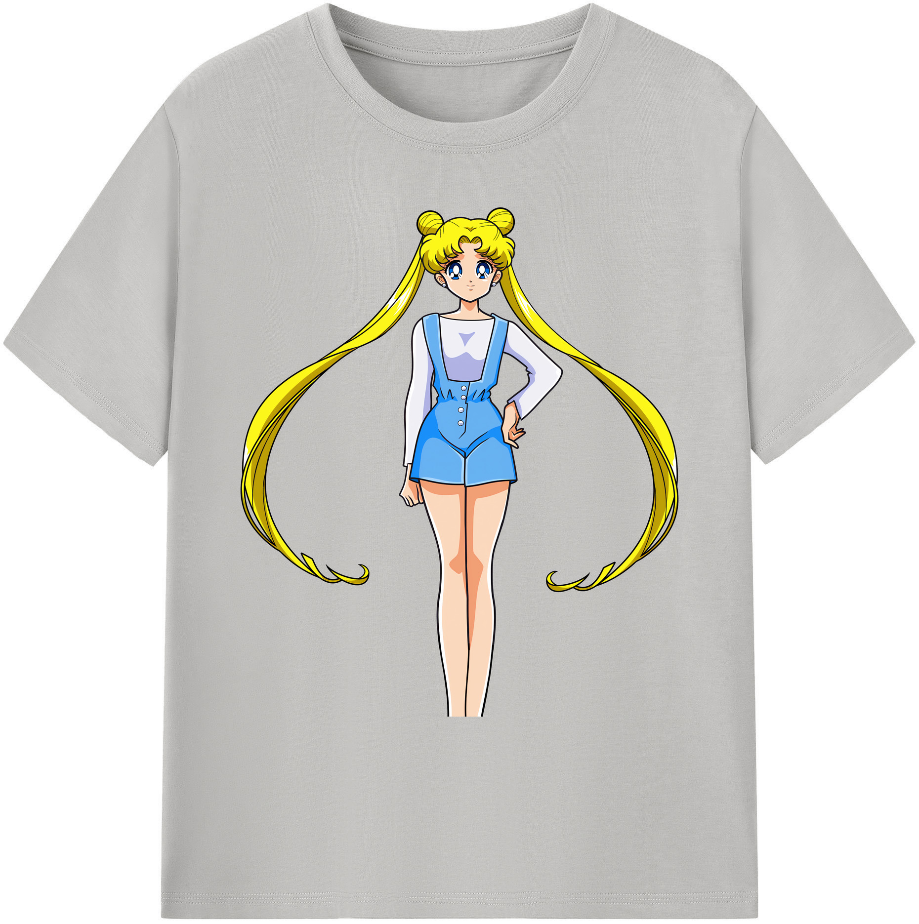 （画像用） 美少女戦士セーラームーン 愛野 美奈子 あいの みなこ Sailor Moon Aino Minako 綿100％ メンズ半袖Tシャツ｜肌触りやわらか＆通気性
