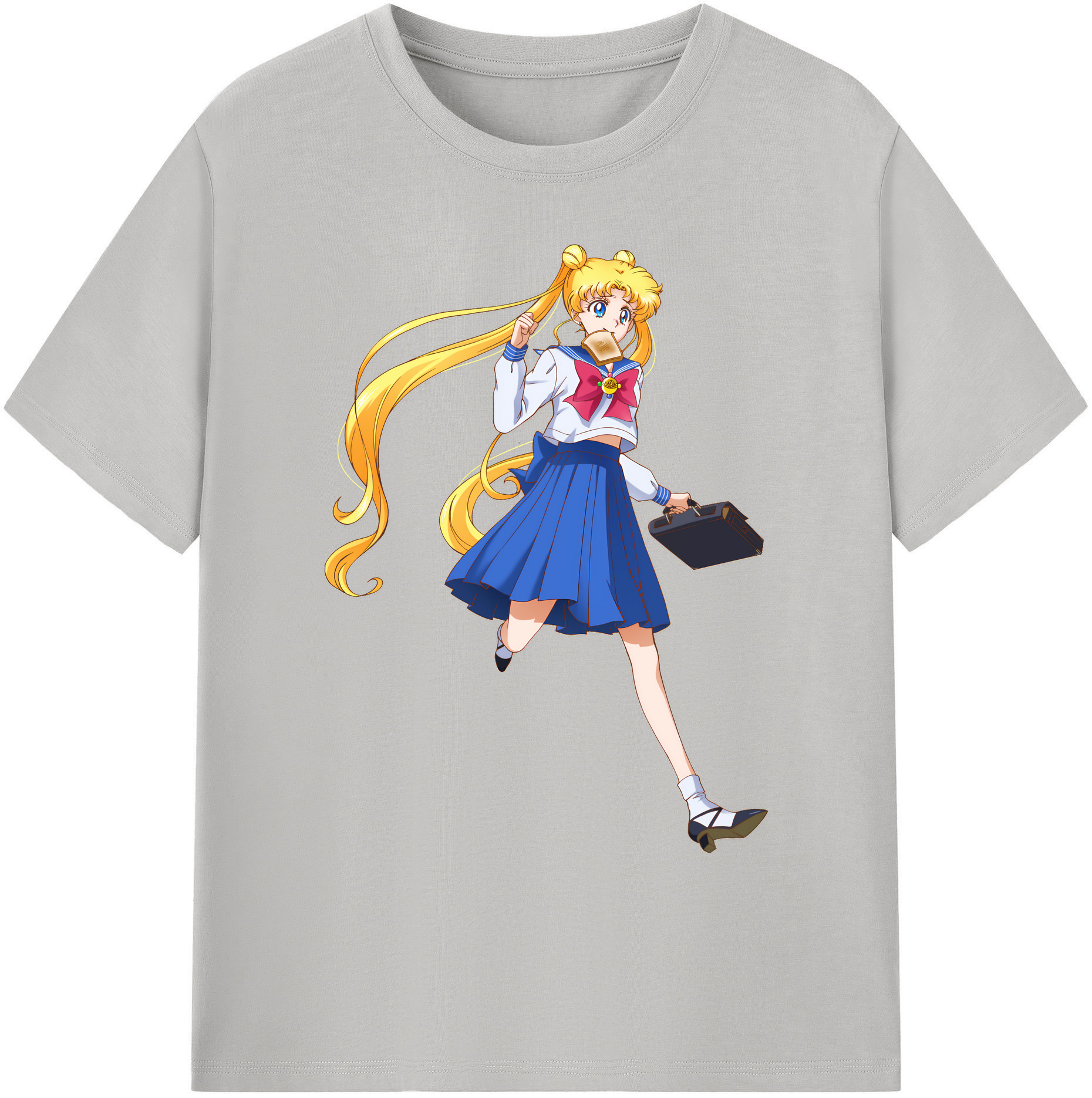（画像用） 美少女戦士セーラームーン 愛野 美奈子 あいの みなこ Sailor Moon Aino Minako 綿100％ メンズ半袖Tシャツ｜肌触りやわらか＆通気性